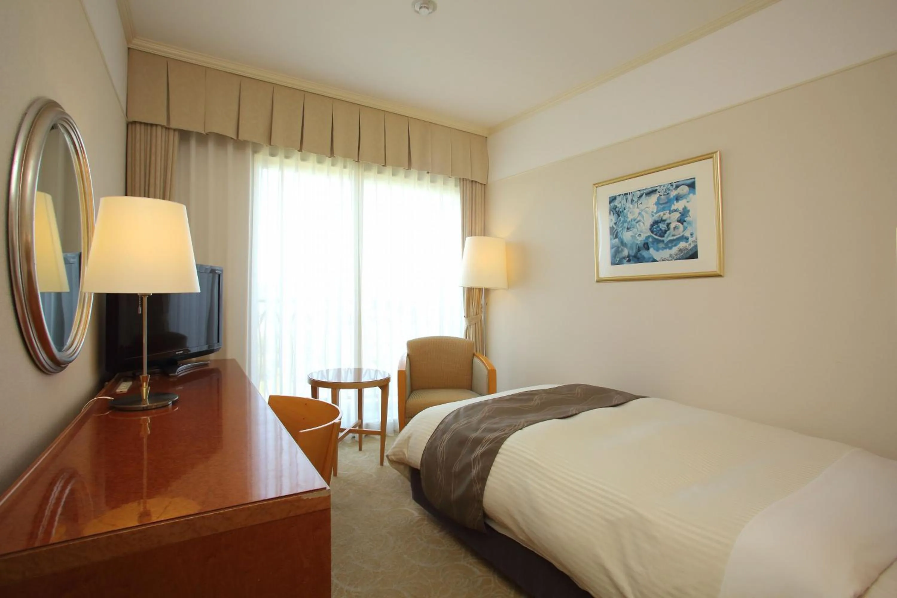 Photo of the whole room, Bed in The Celecton Premier Kobe Sanda Hotel
