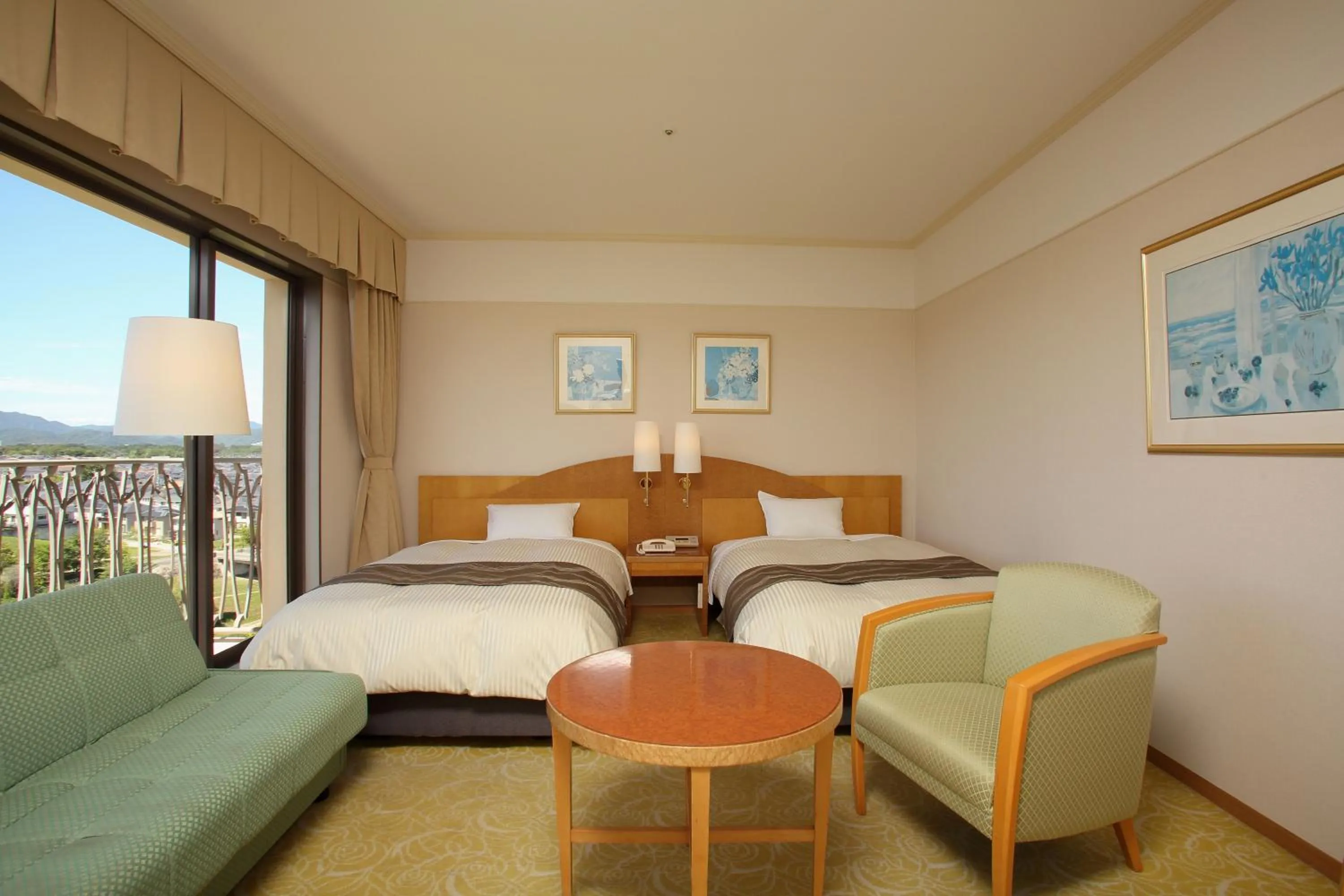 Photo of the whole room, Bed in The Celecton Premier Kobe Sanda Hotel