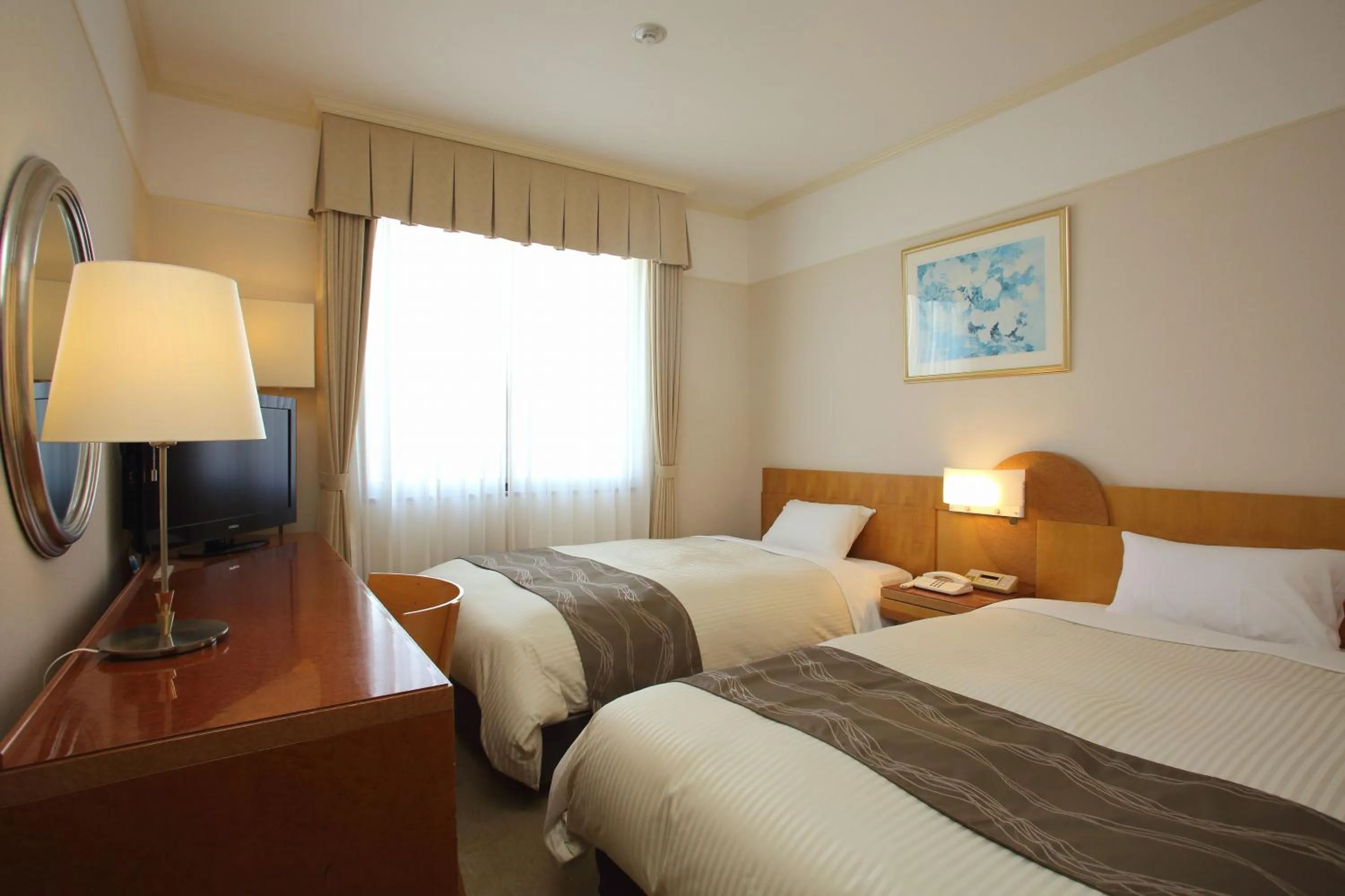 Photo of the whole room, Bed in The Celecton Premier Kobe Sanda Hotel