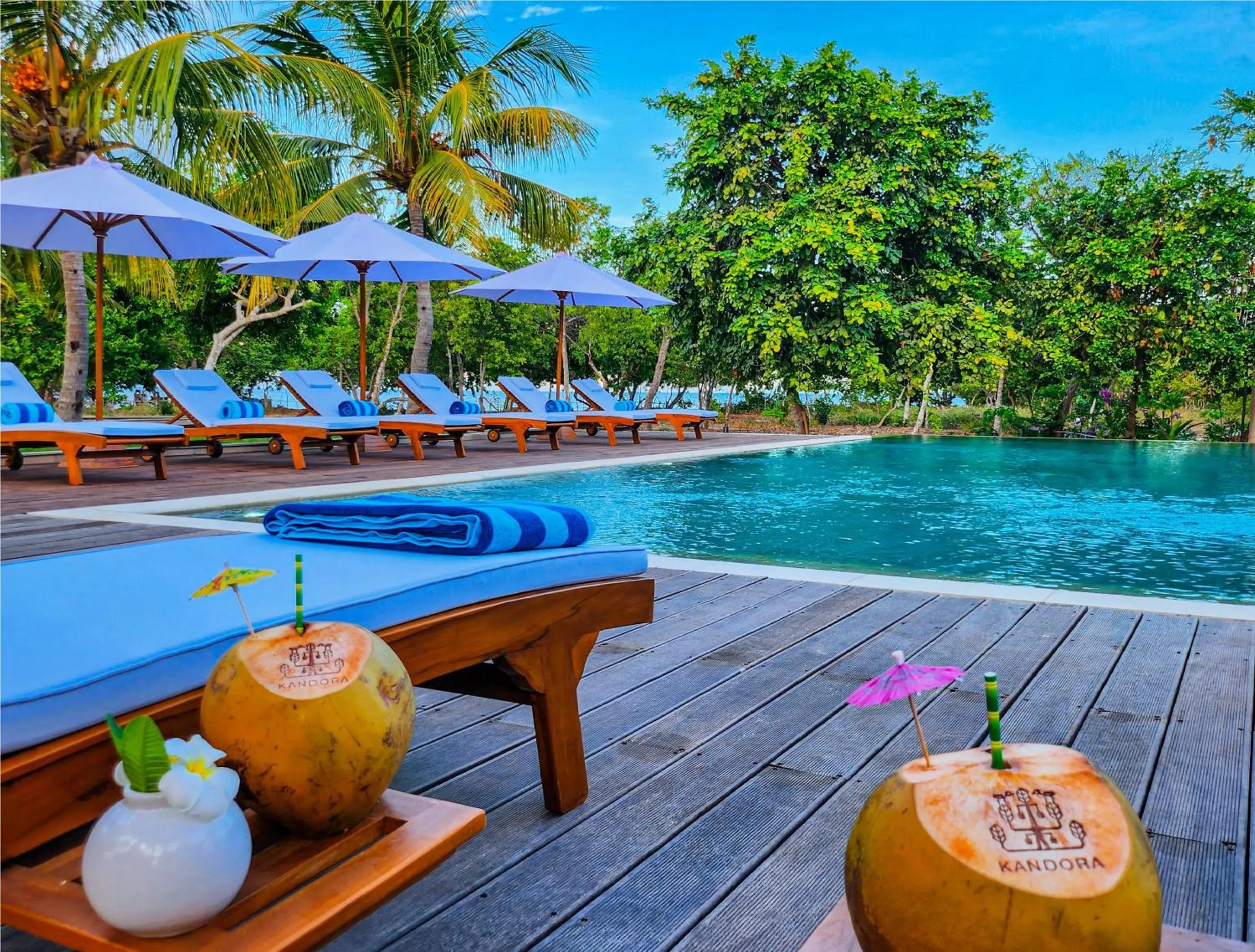 Swimming pool in KANDORA Luxury villas