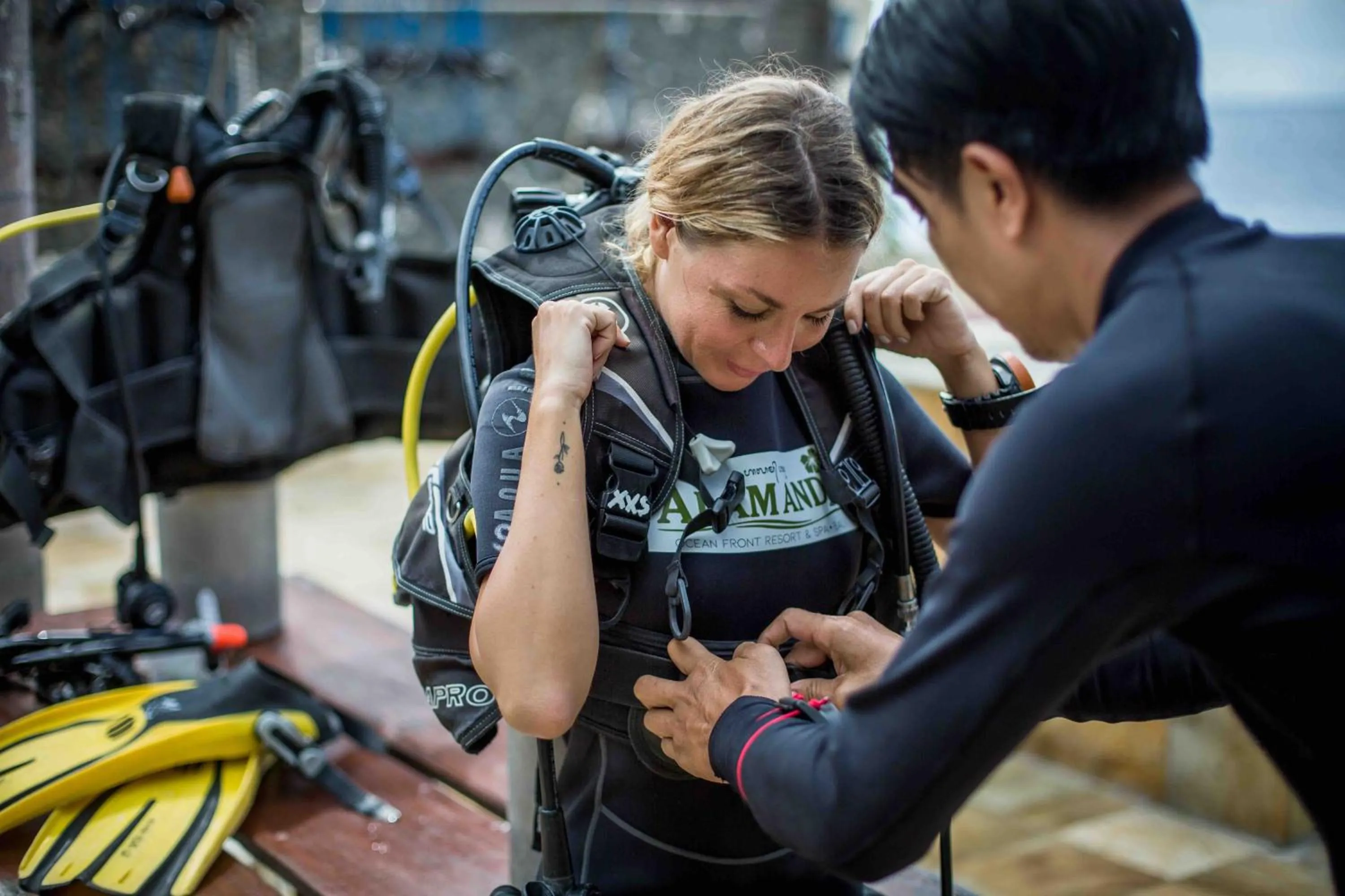 Diving in Alam Anda Ocean Front Resort & Spa Dive Resort