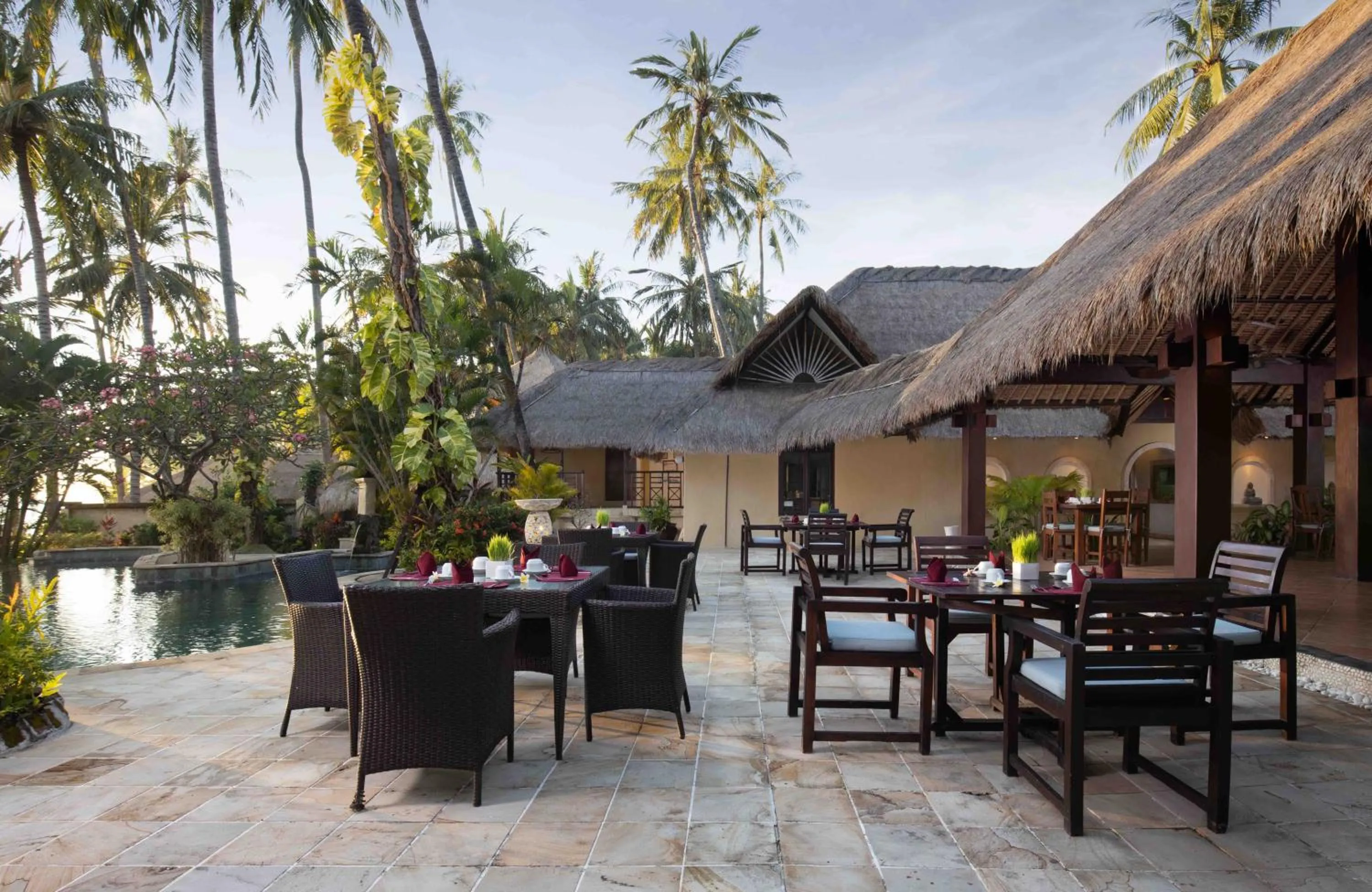 Restaurant/places to eat in Alam Anda Ocean Front Resort & Spa Dive Resort
