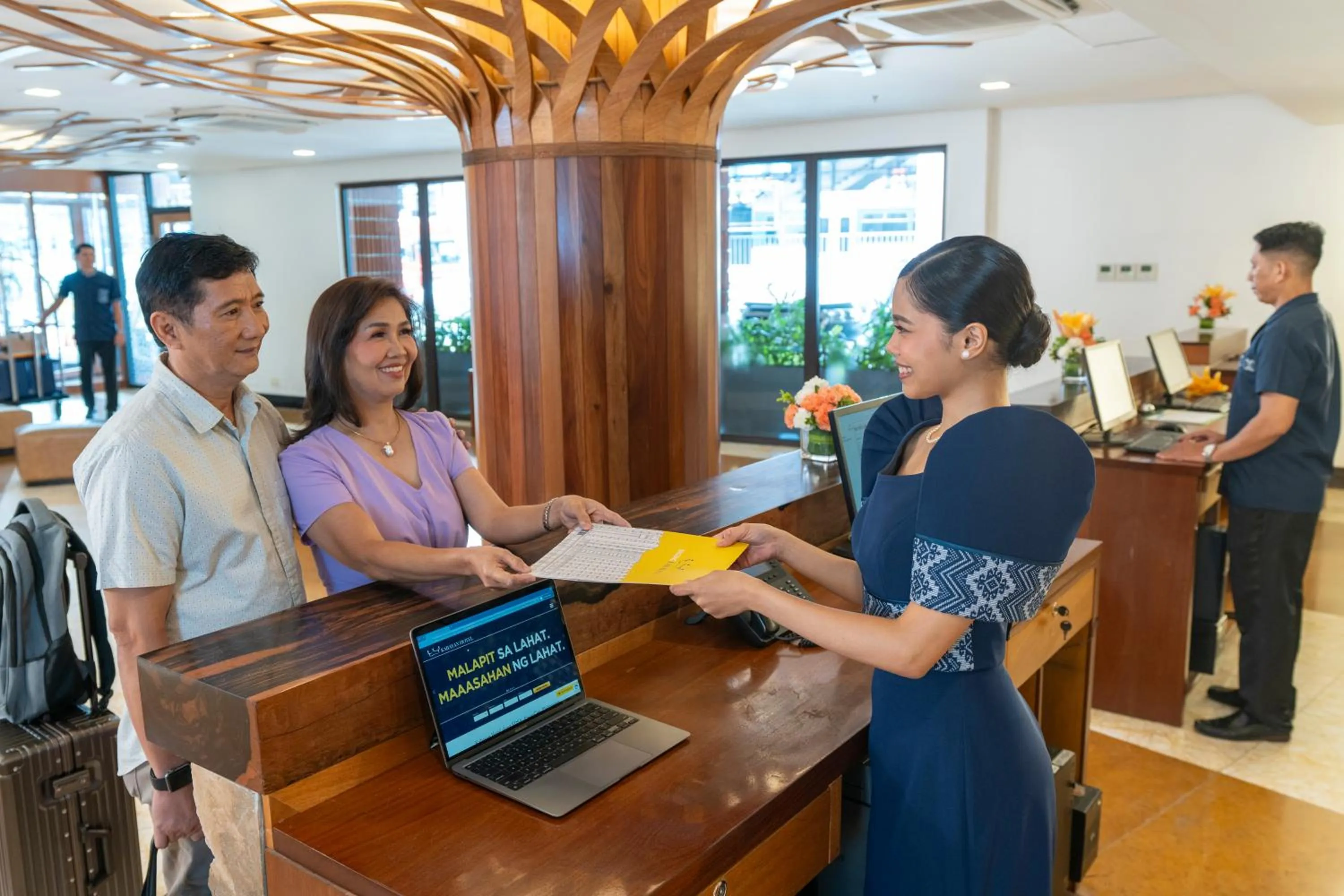 Staff in Kabayan Hotel Pasay