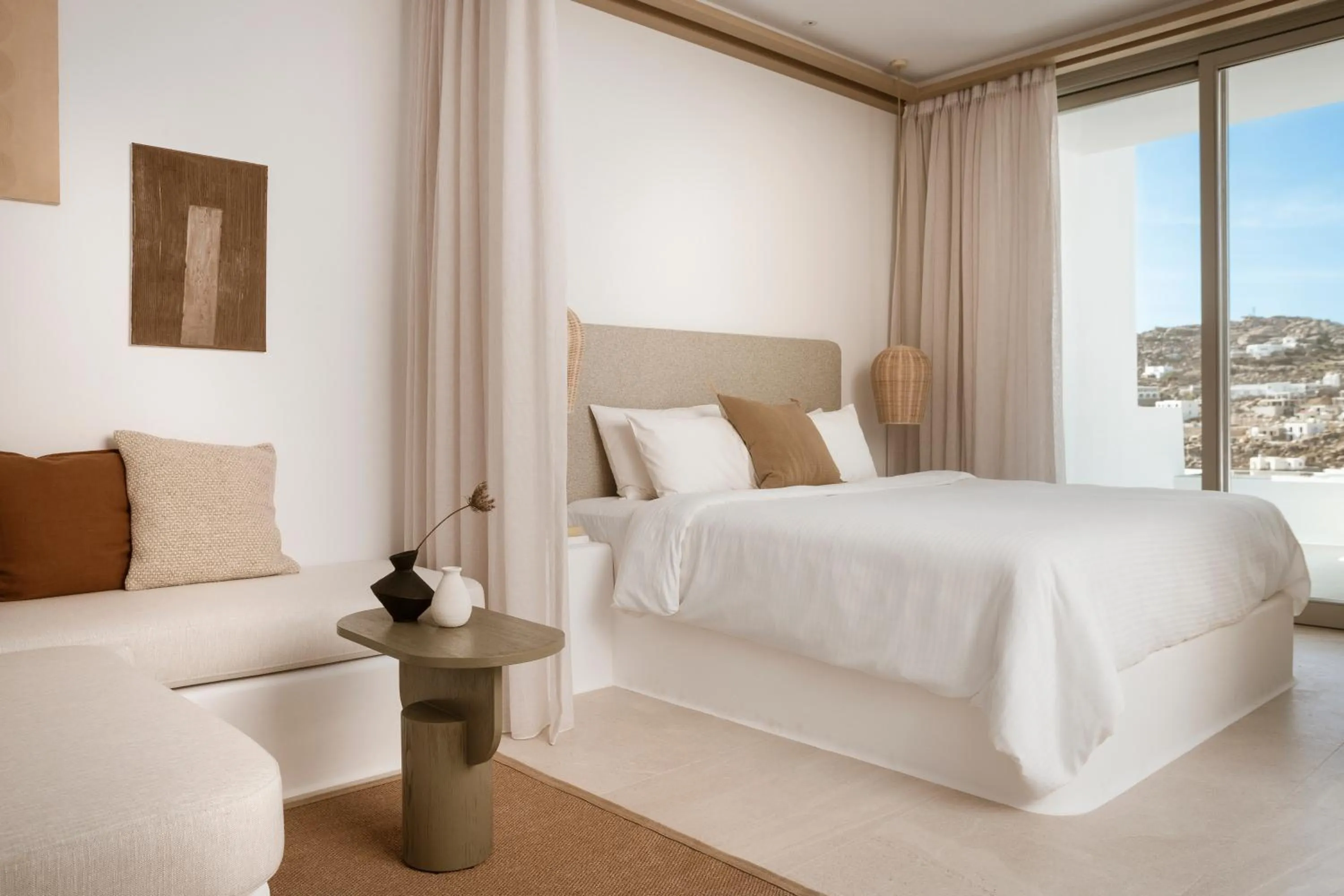 Bed in Mykonos Flow - Super Paradise