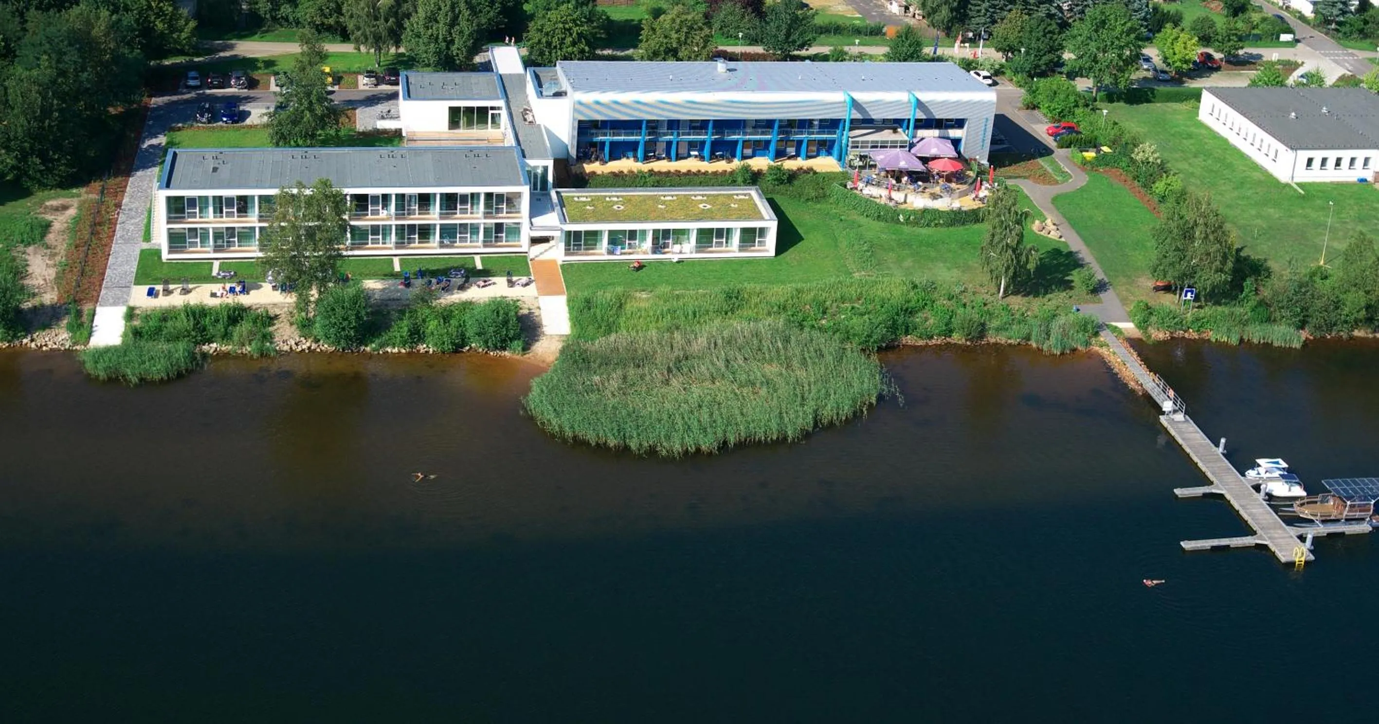 Bird's eye view in Strandhotel Senftenberger See