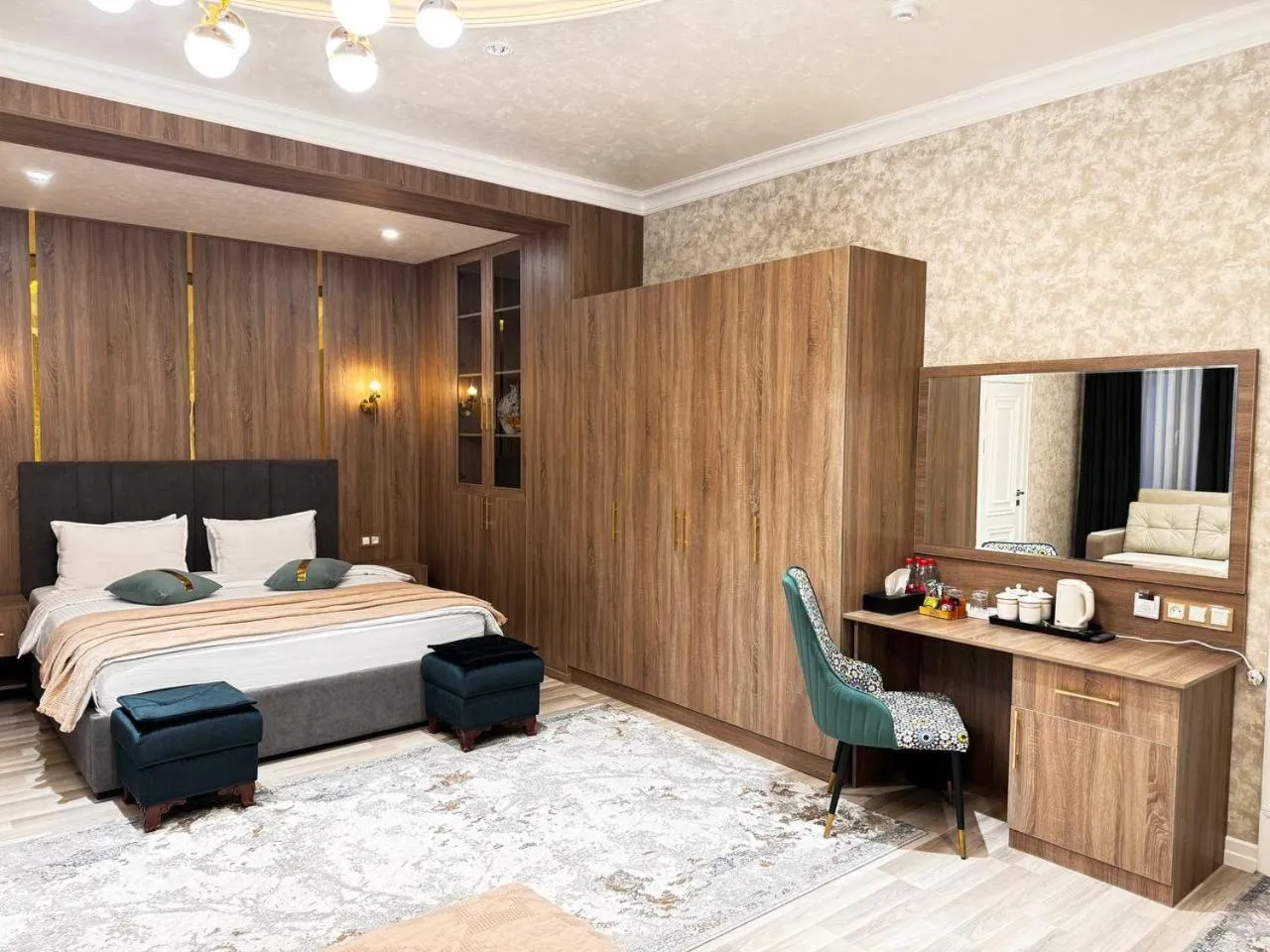 Bed in HOTEL SILK ROAD EMPIRE SAMARKAND