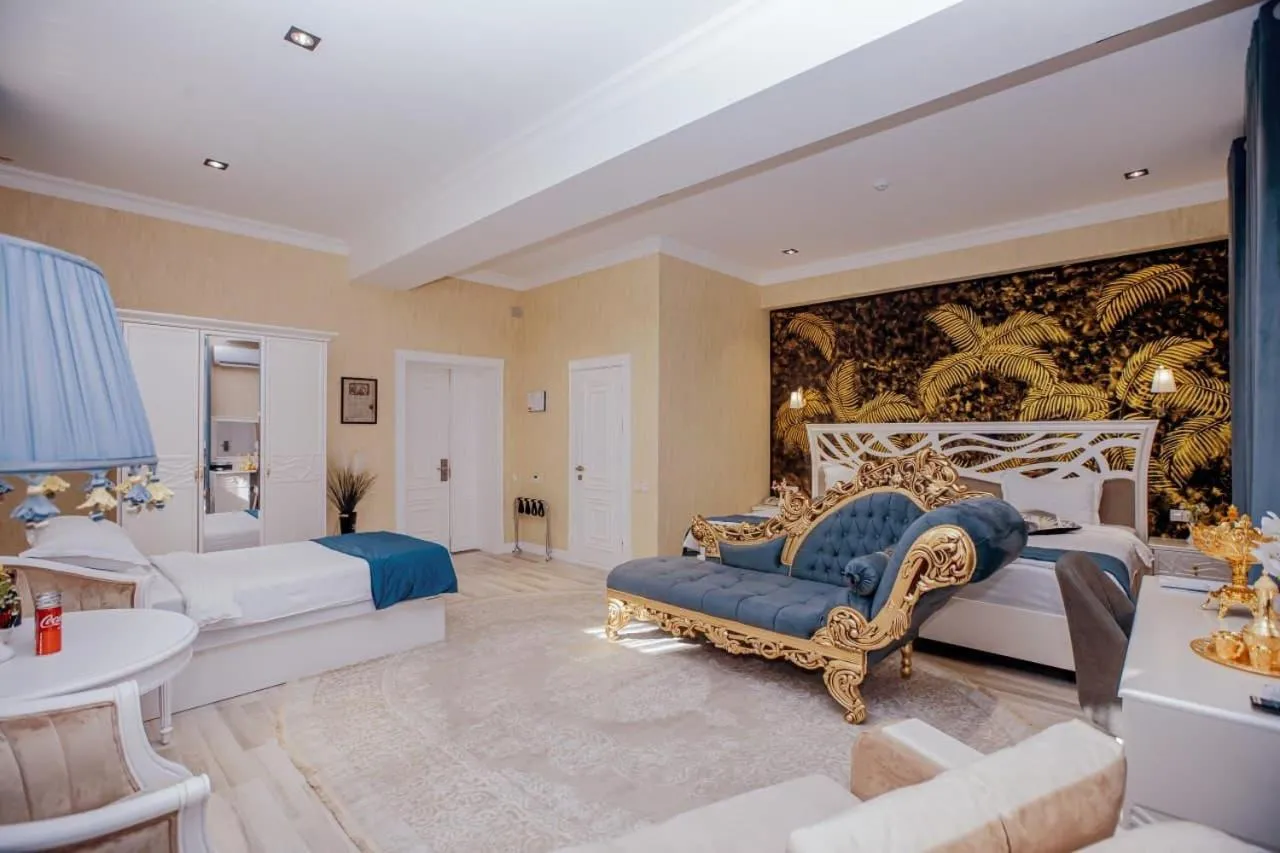 Bed in HOTEL SILK ROAD EMPIRE SAMARKAND