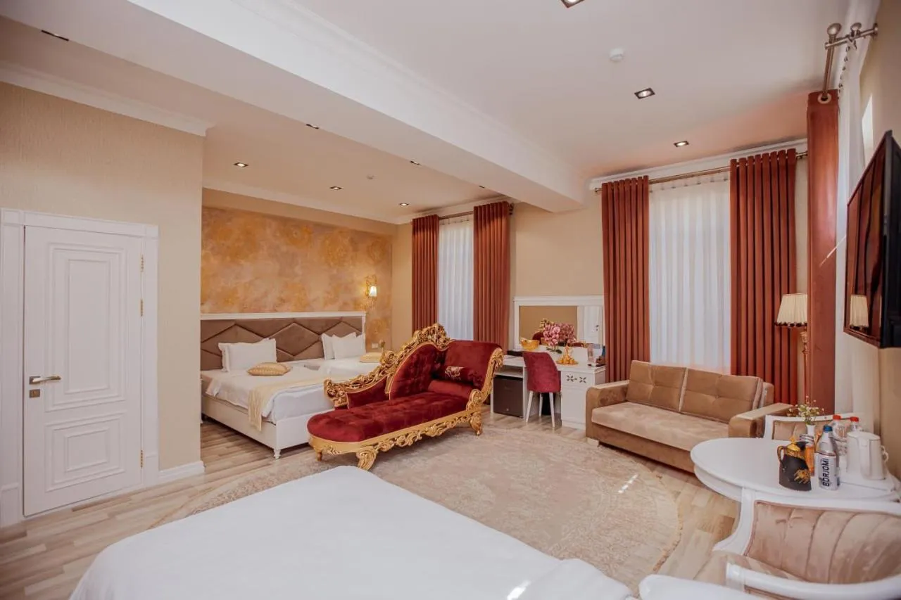 Bed in HOTEL SILK ROAD EMPIRE SAMARKAND