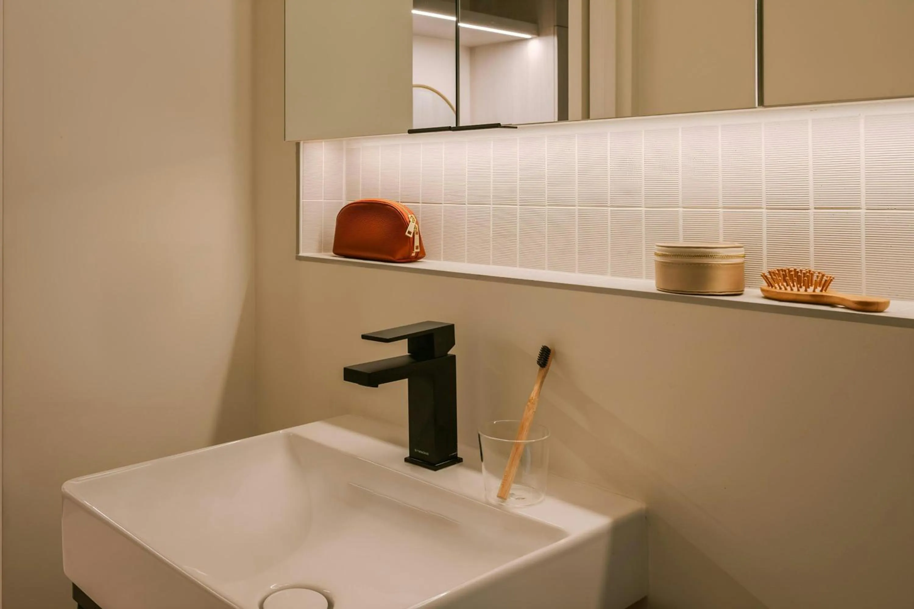 Bathroom in Sonder by Marriott Bonvoy The Craftsman Apartments Downtown LA