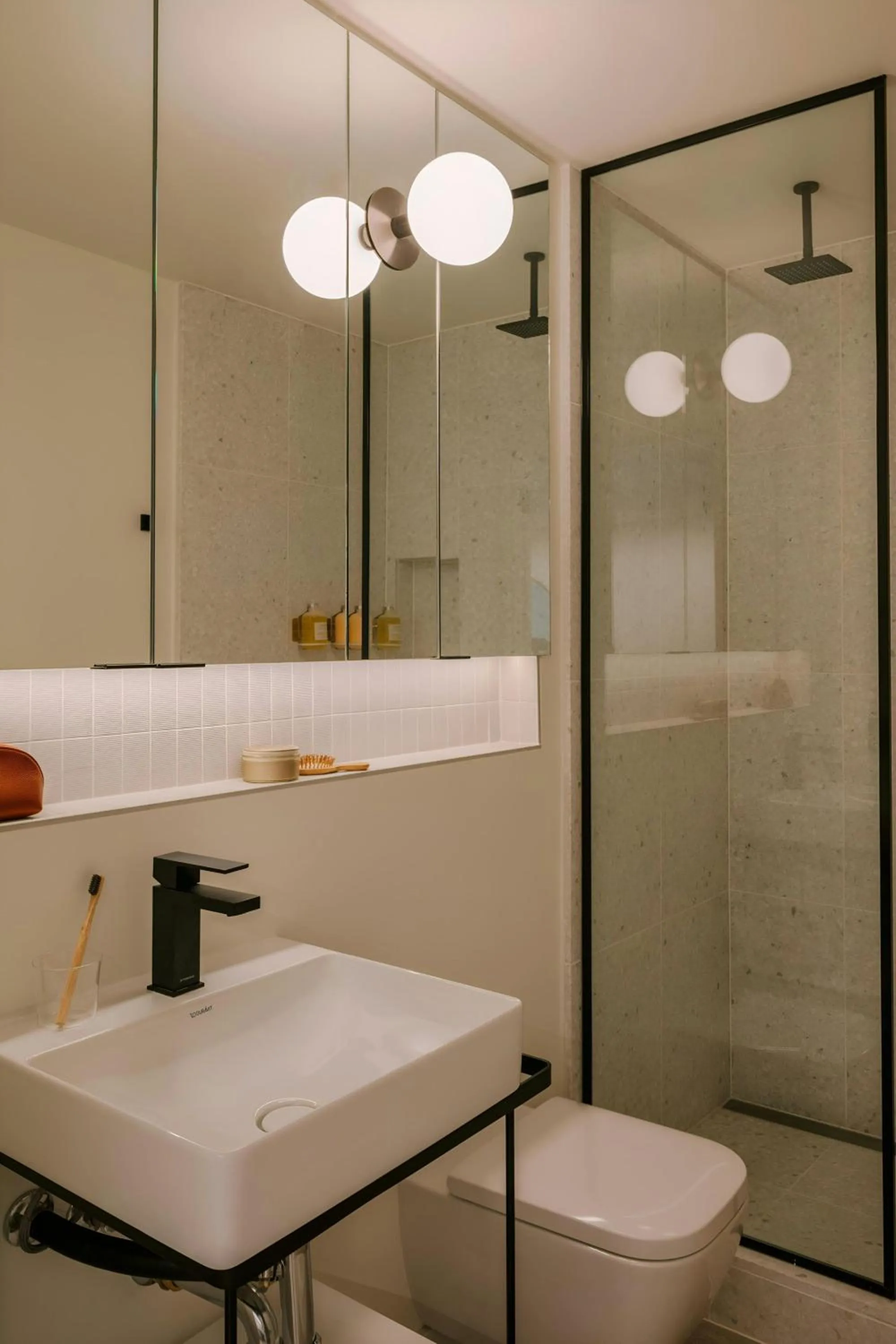 Bathroom in Sonder by Marriott Bonvoy The Craftsman Apartments Downtown LA