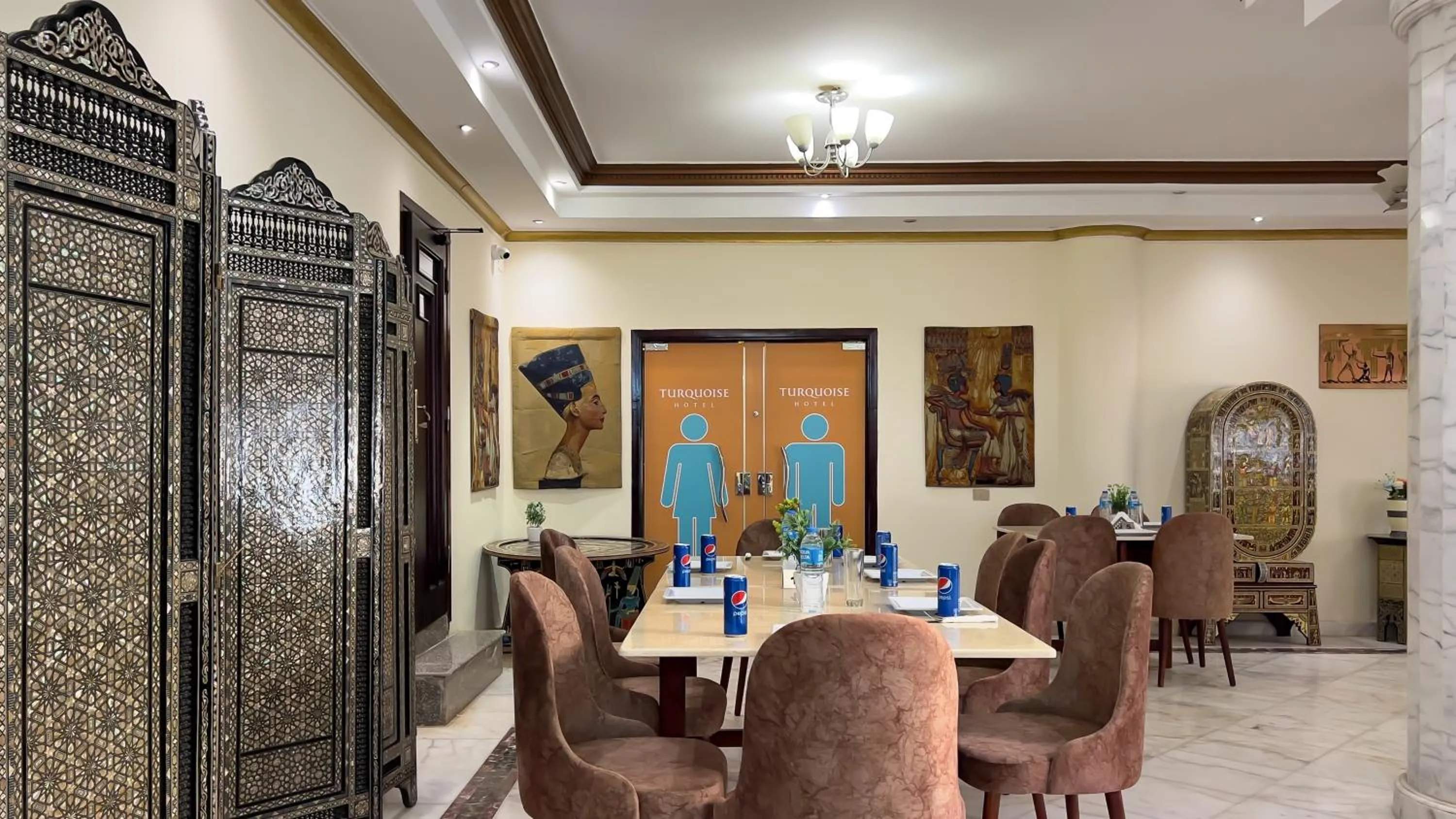 Turquoise Pyramids palace