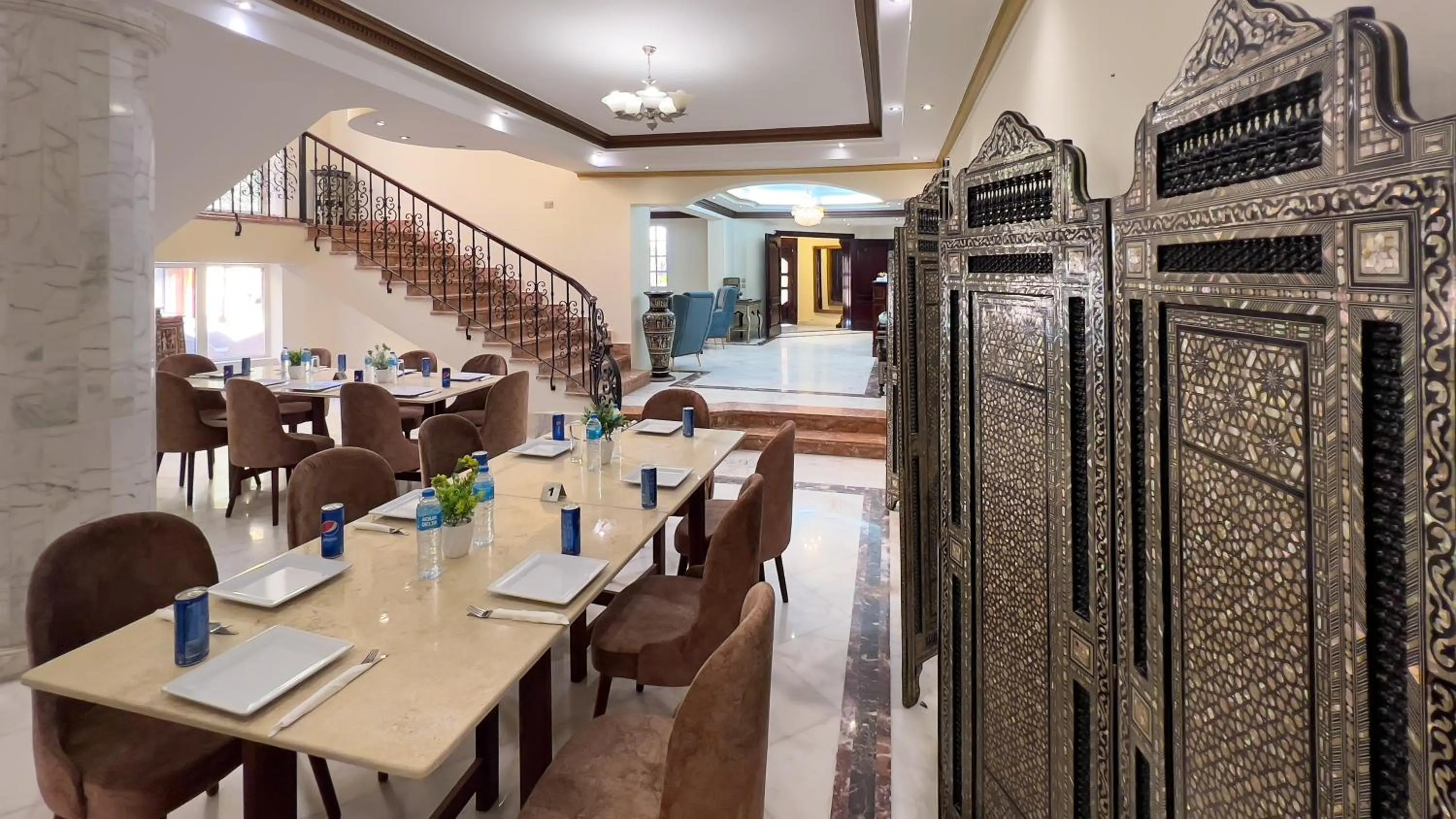 Turquoise Pyramids palace