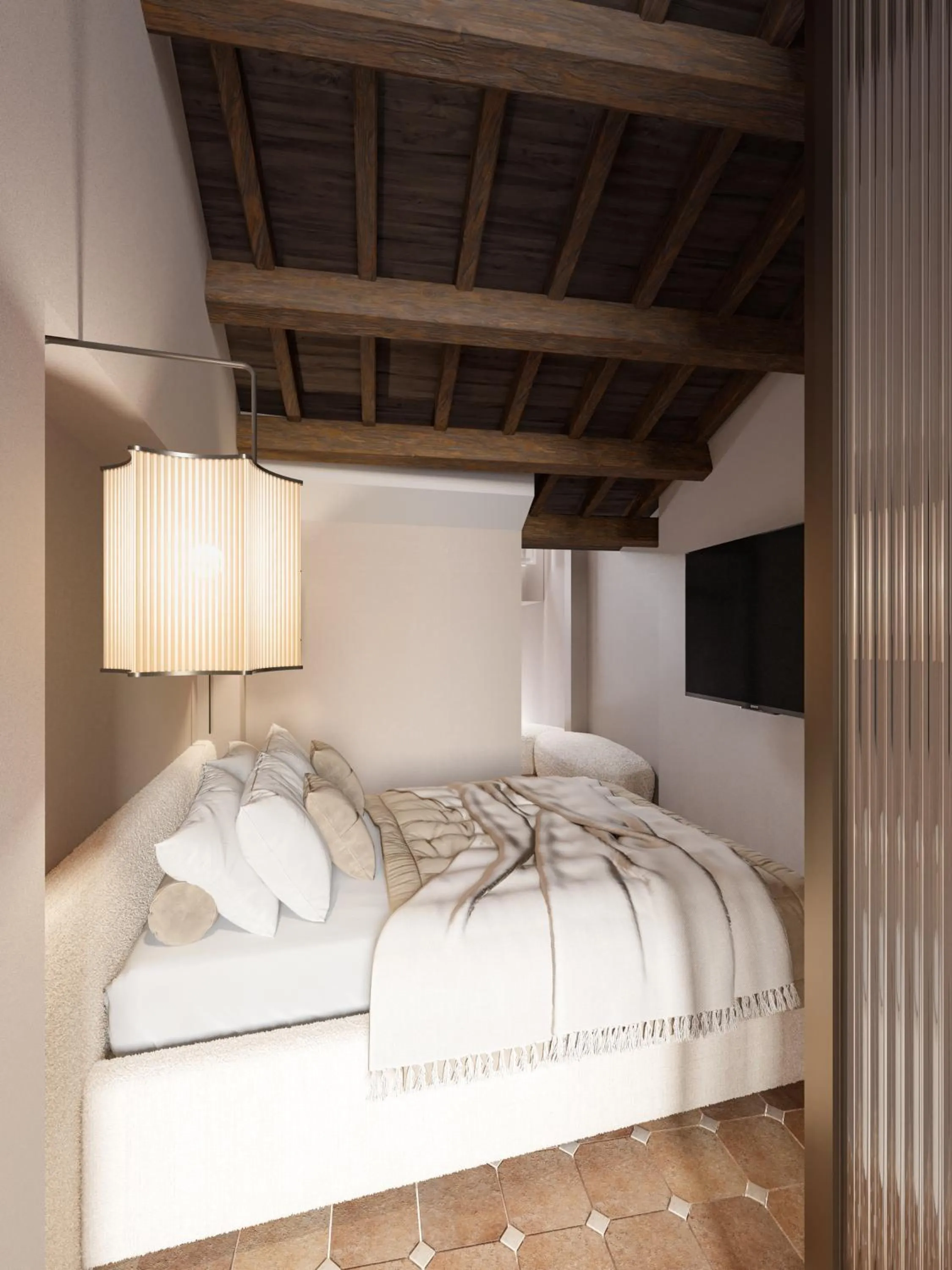 Bedroom, Bed in YourSuiteRome