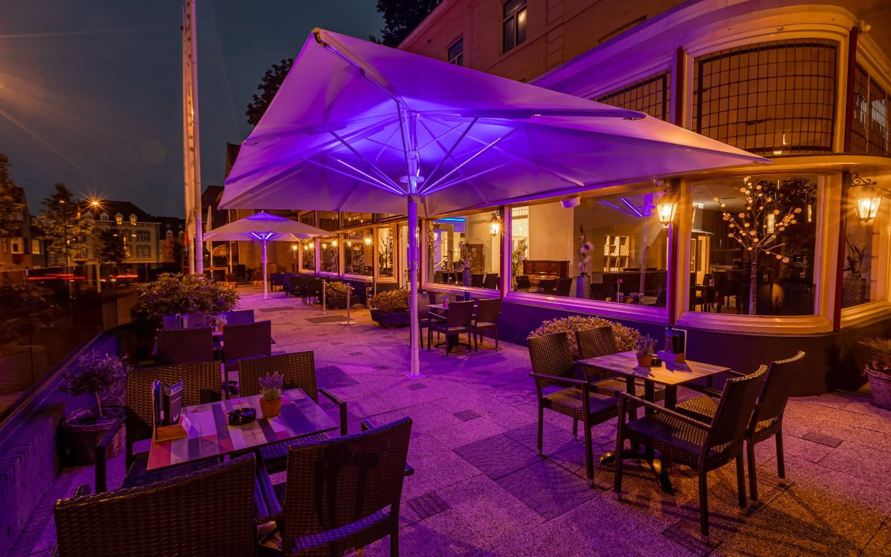 Patio in Atlas Hotel