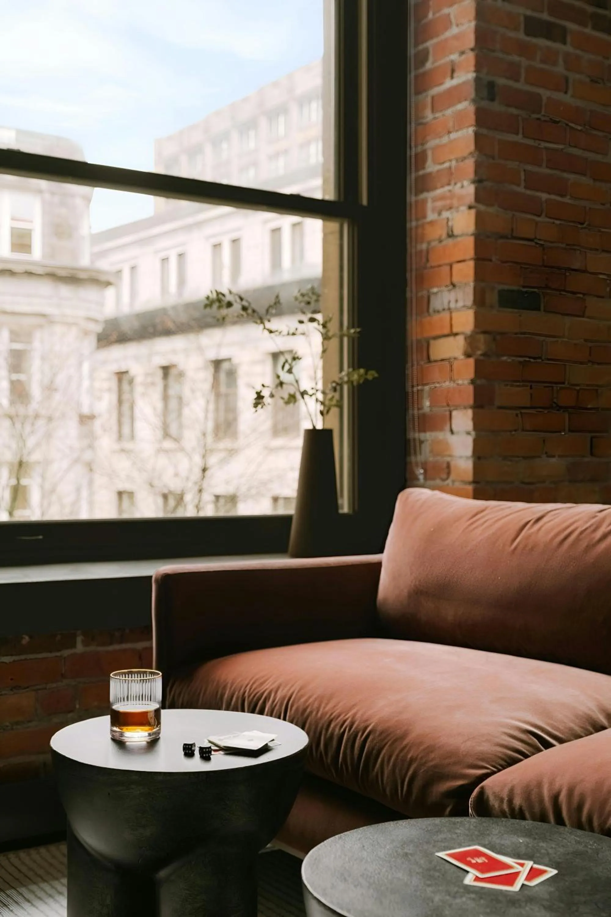 Living room in Sonder by Marriott Bonvoy Apollon Apartments Old Montreal