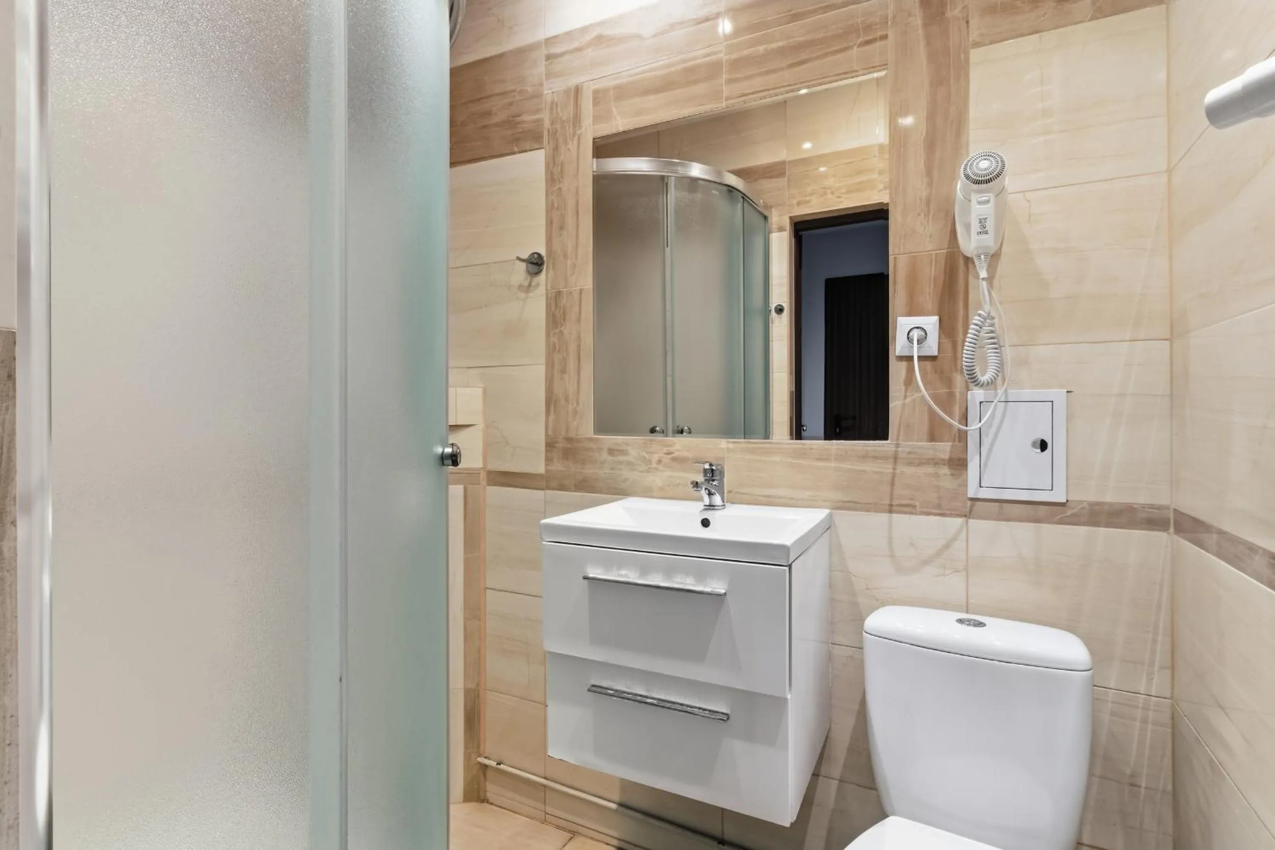 Shower in Queen Apartments