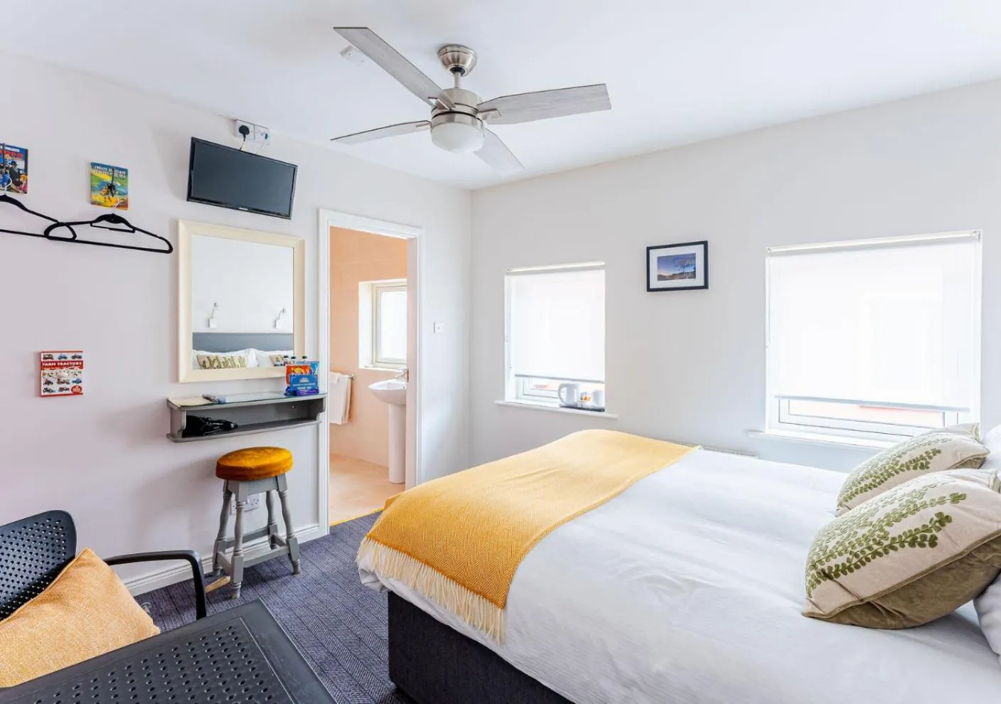 Bed in Dan Linehan's B&B