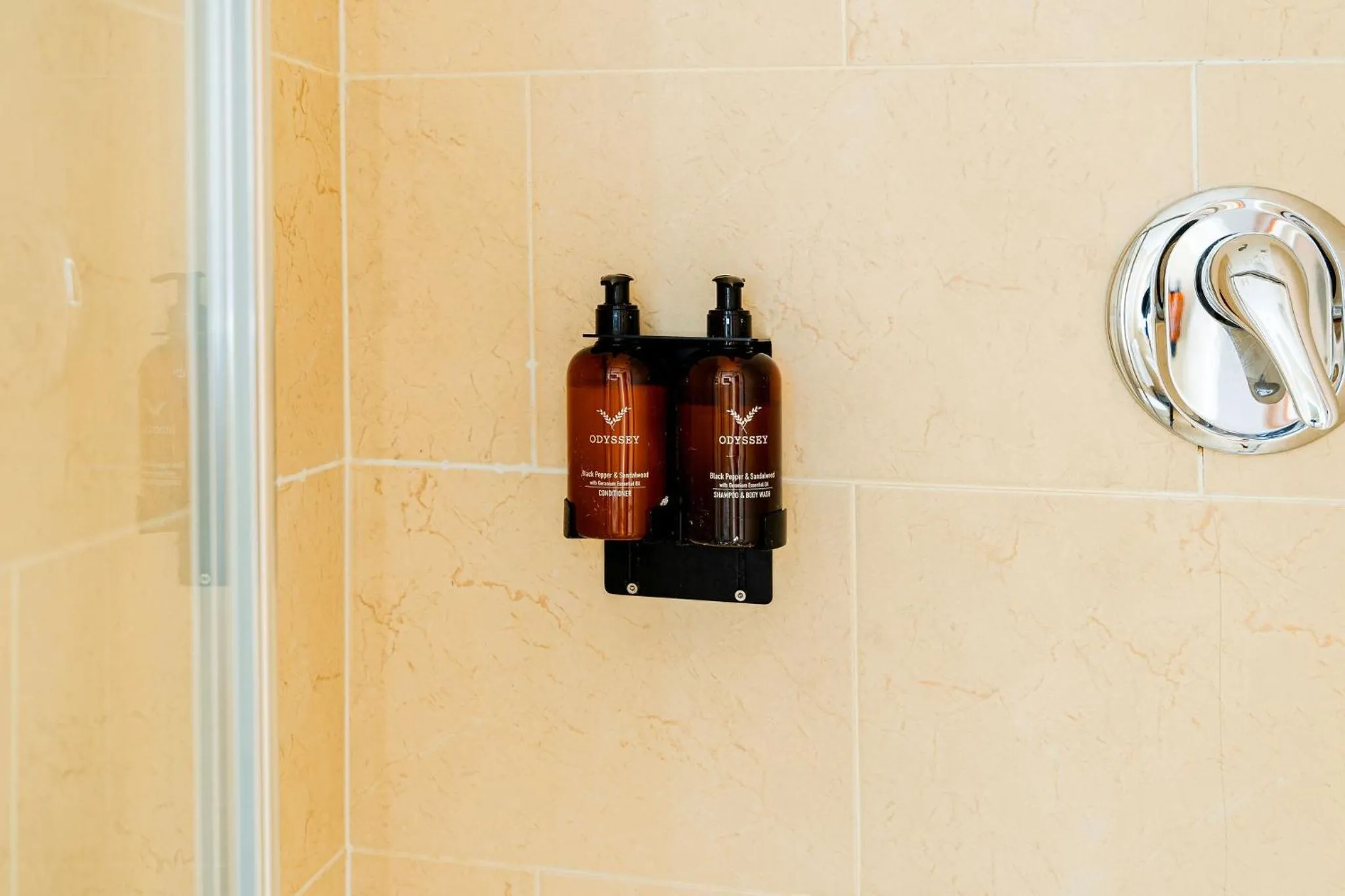 Shower in Dan Linehan's B&B