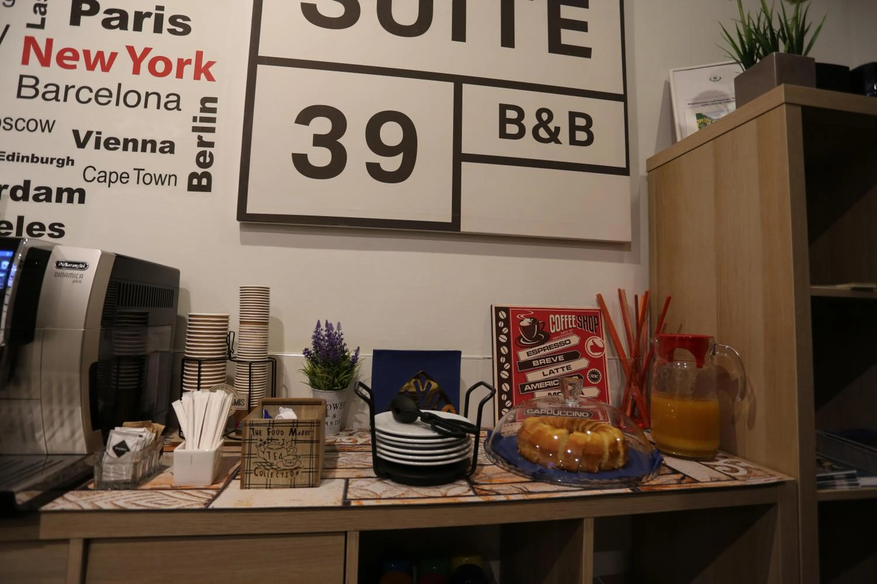 Food in Suite 39 B&B