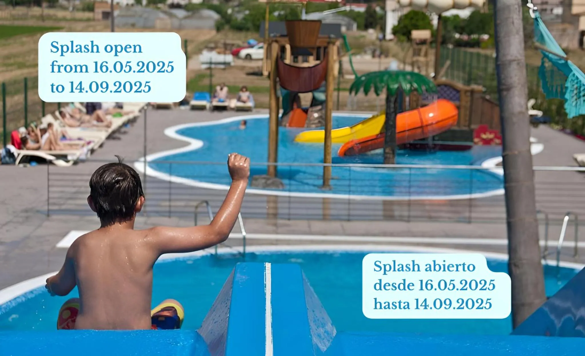 Swimming pool in Hotel Europa Splash & Spa