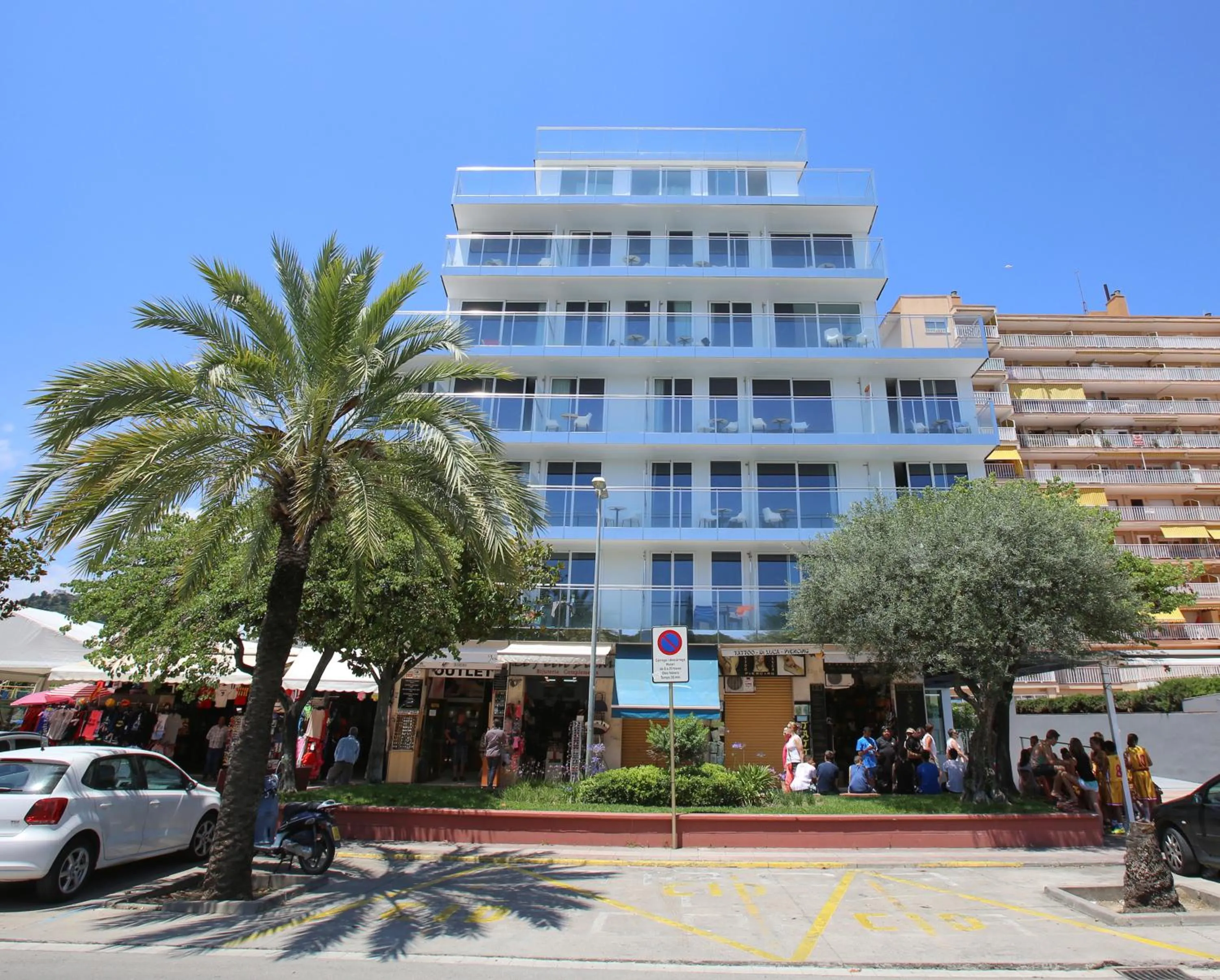 Facade/entrance in Hotel Europa Splash & Spa