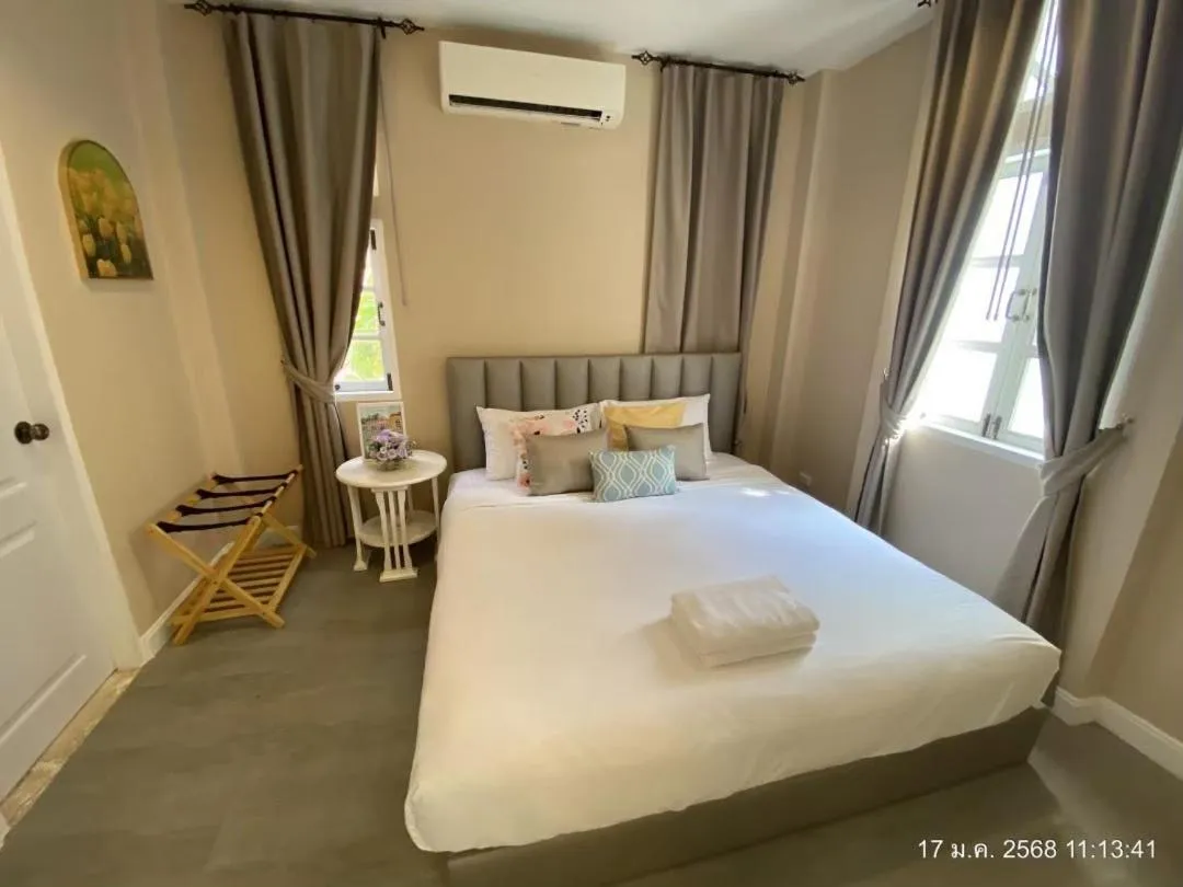 Bed in Villa Primo Eyrie Khaoyai near Toscana