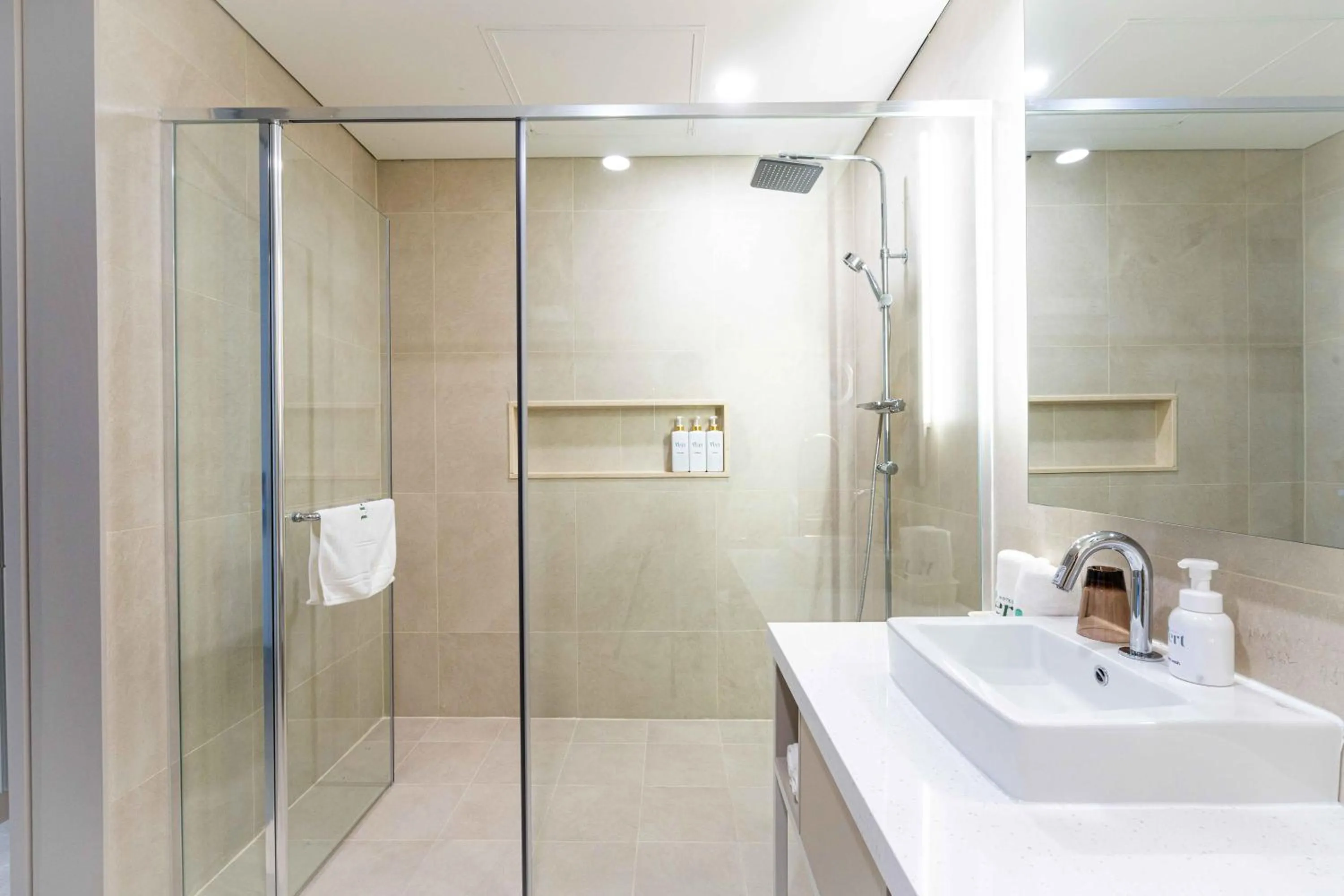 Shower in Hotel Vert