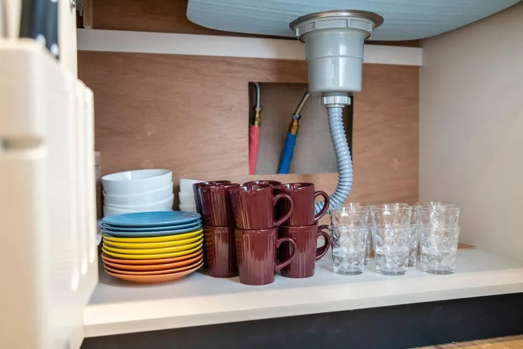 kitchen in YADOt Inn OTARU