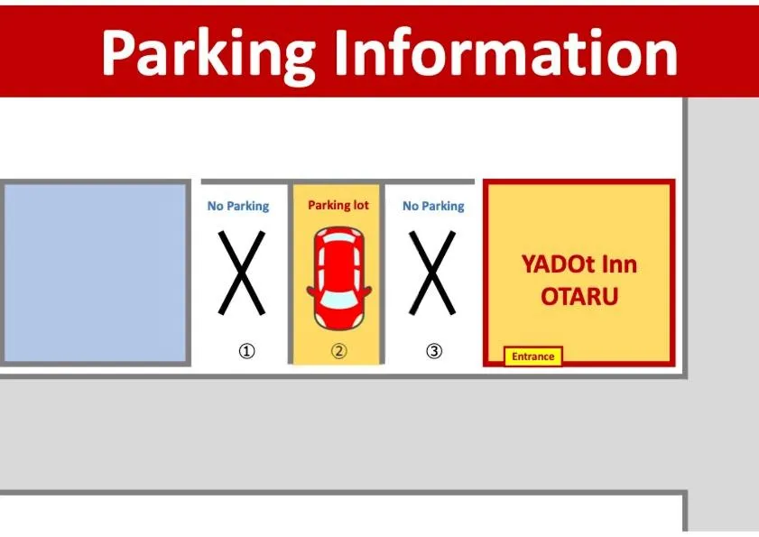 Parking in YADOt Inn OTARU