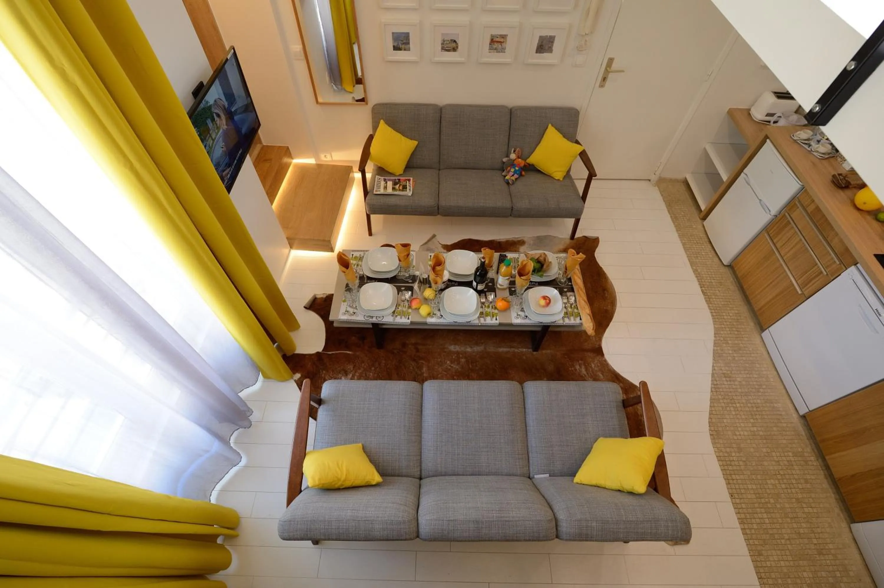 Living room in Les Patios du Marais 1