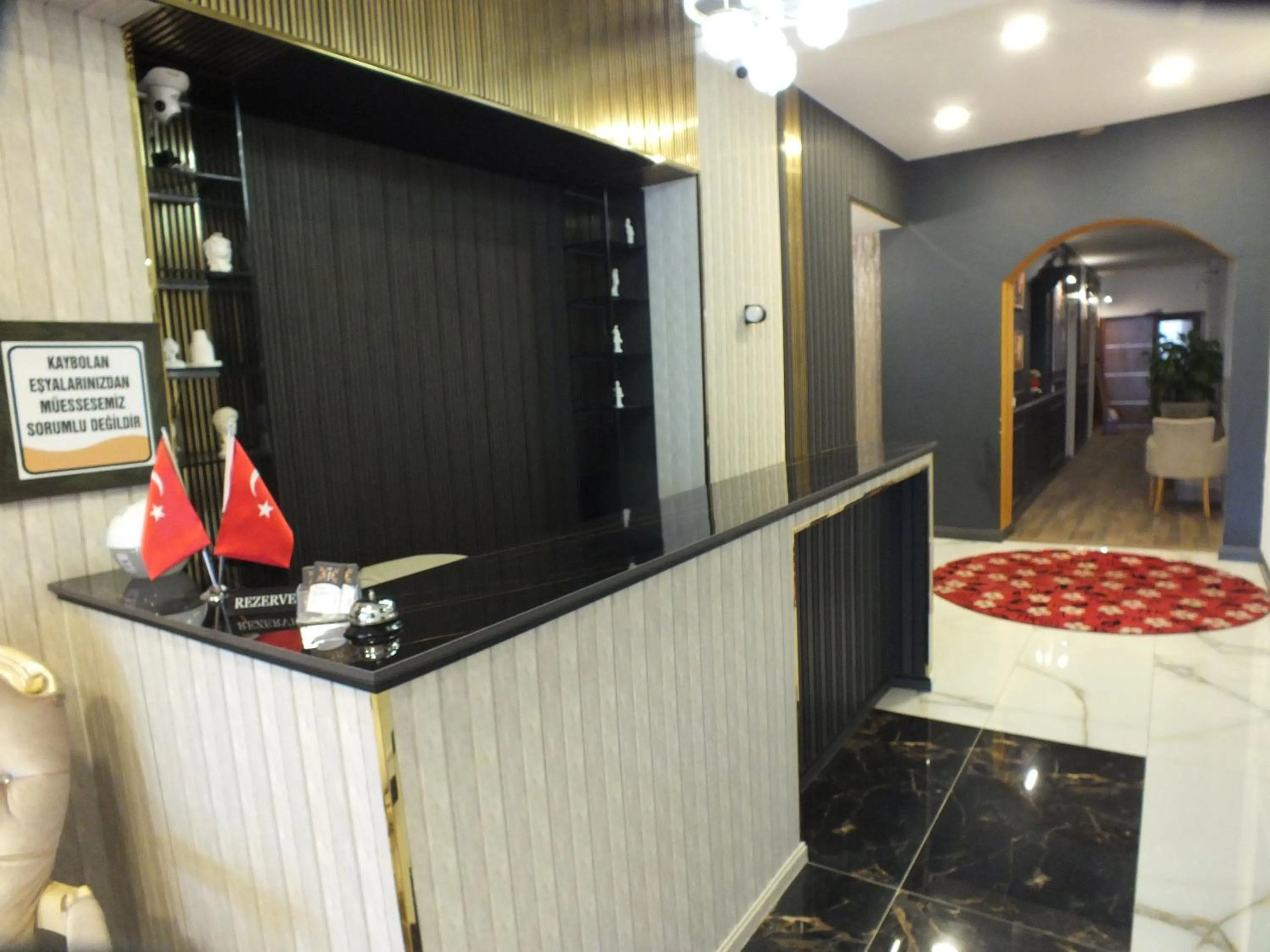 Lobby or reception in ÇANKAYA SUIT HOTEL