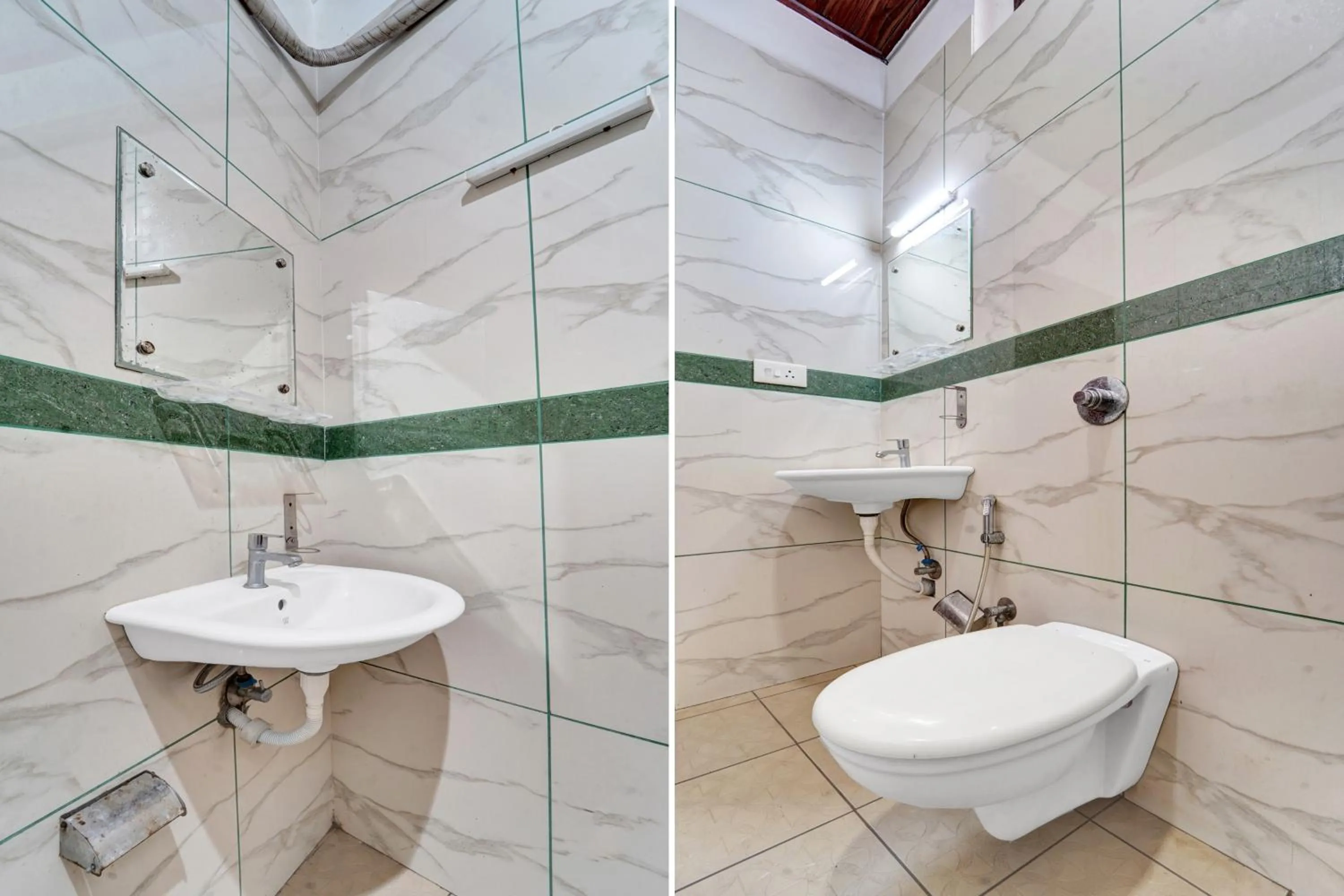 Bathroom in Collection O Calvathy Road Near Fort Kochi