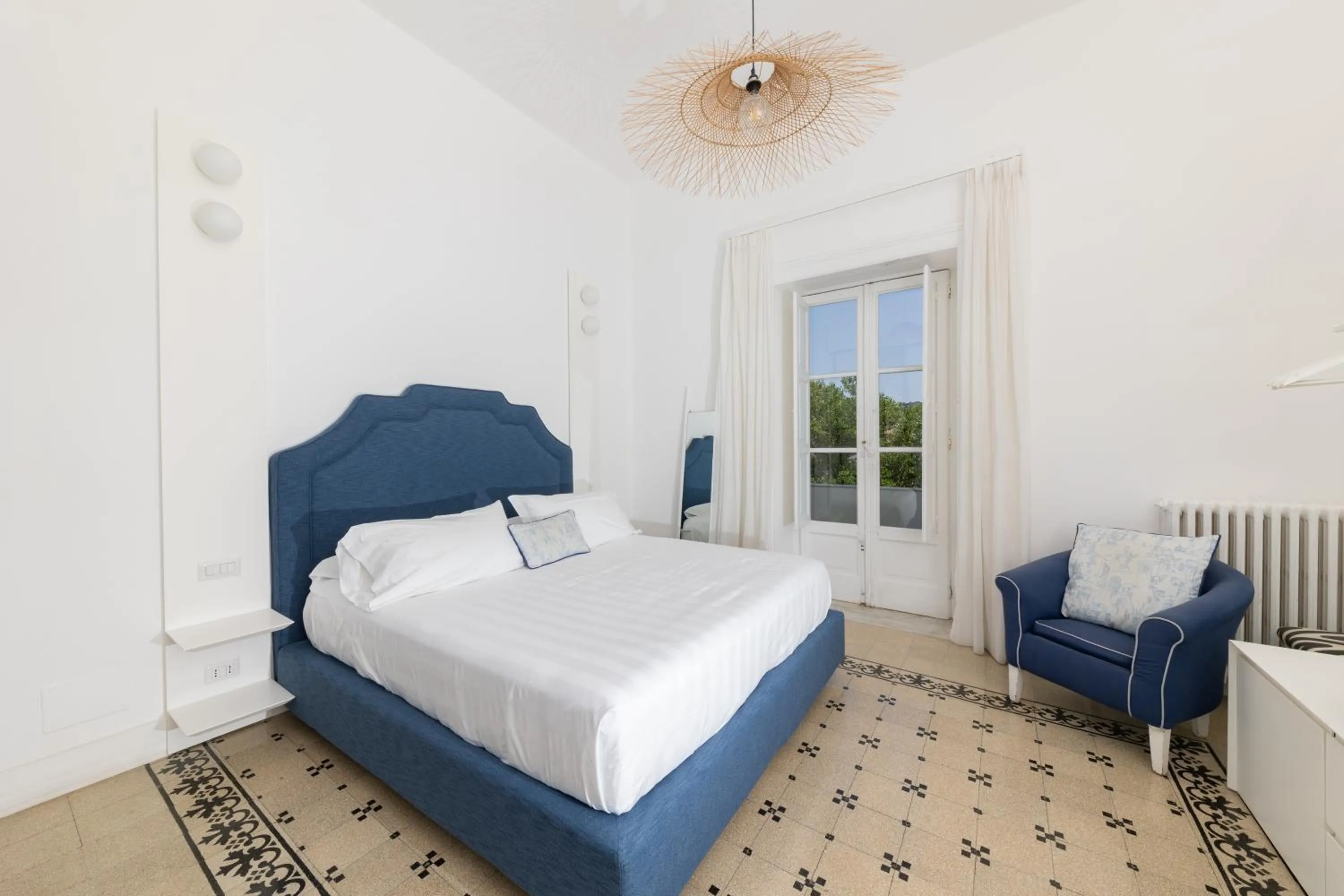 Bedroom in Villa La Pergola Capri