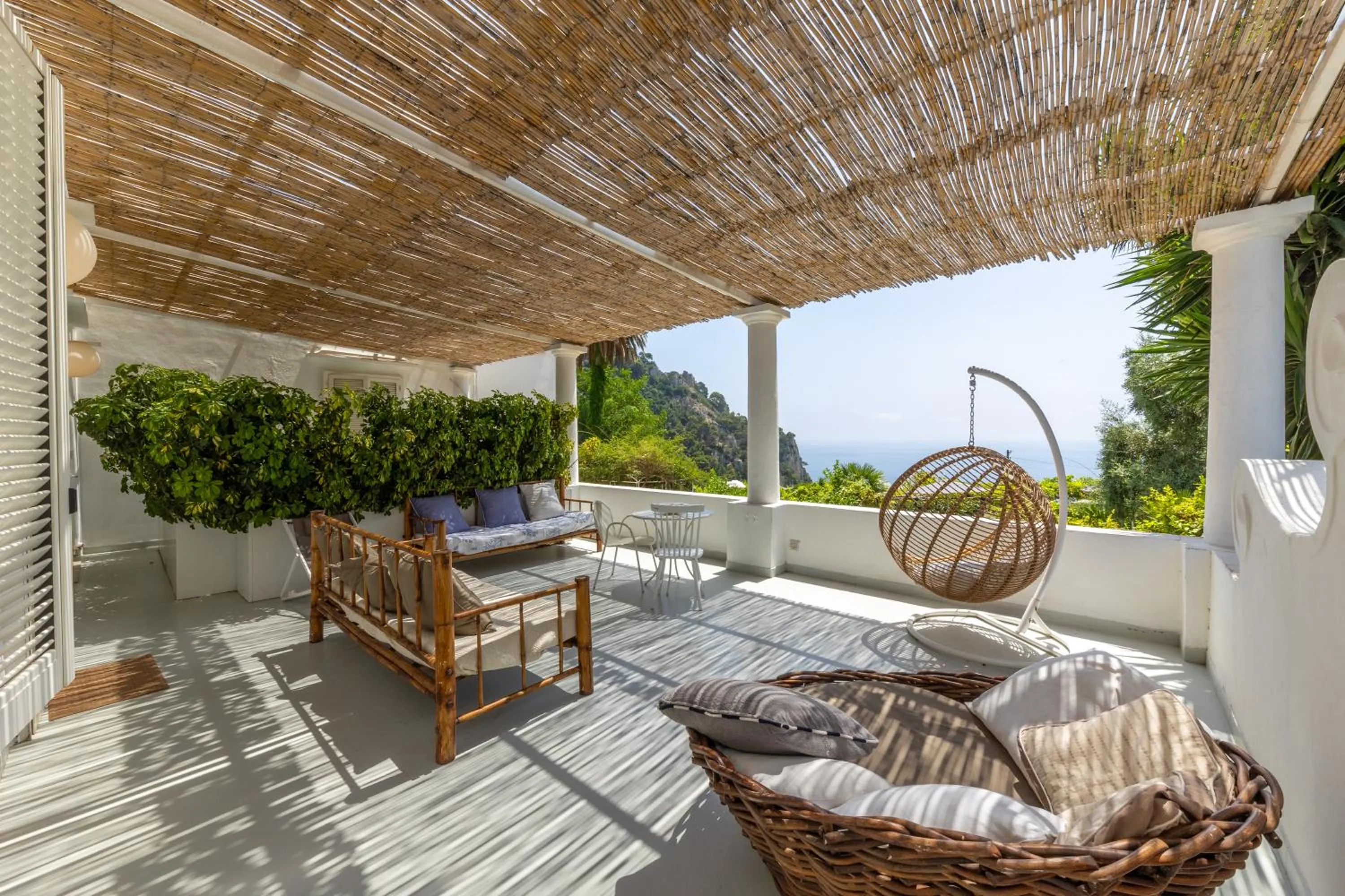 Patio in Villa La Pergola Capri