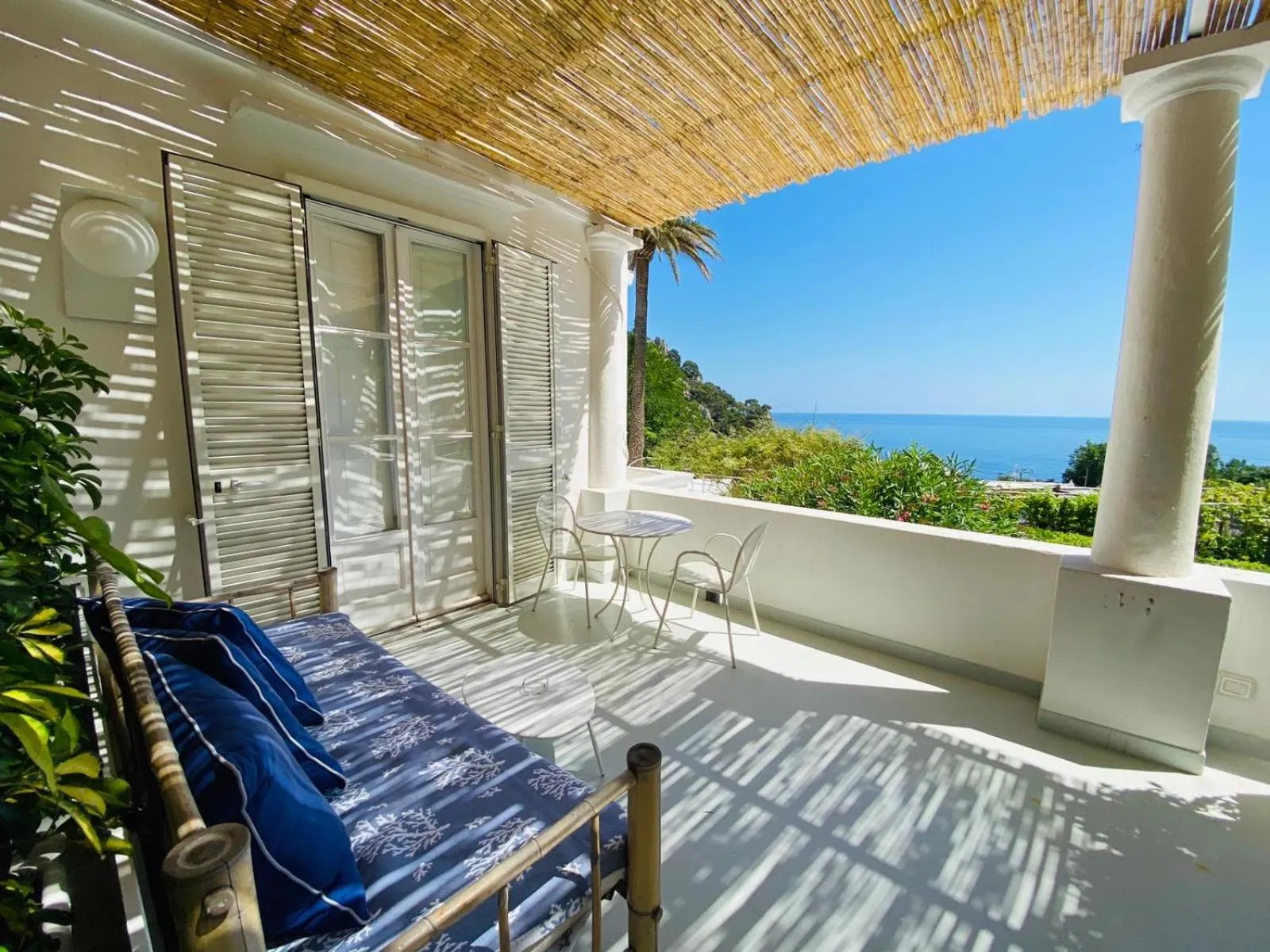 Balcony/Terrace in Villa La Pergola Capri