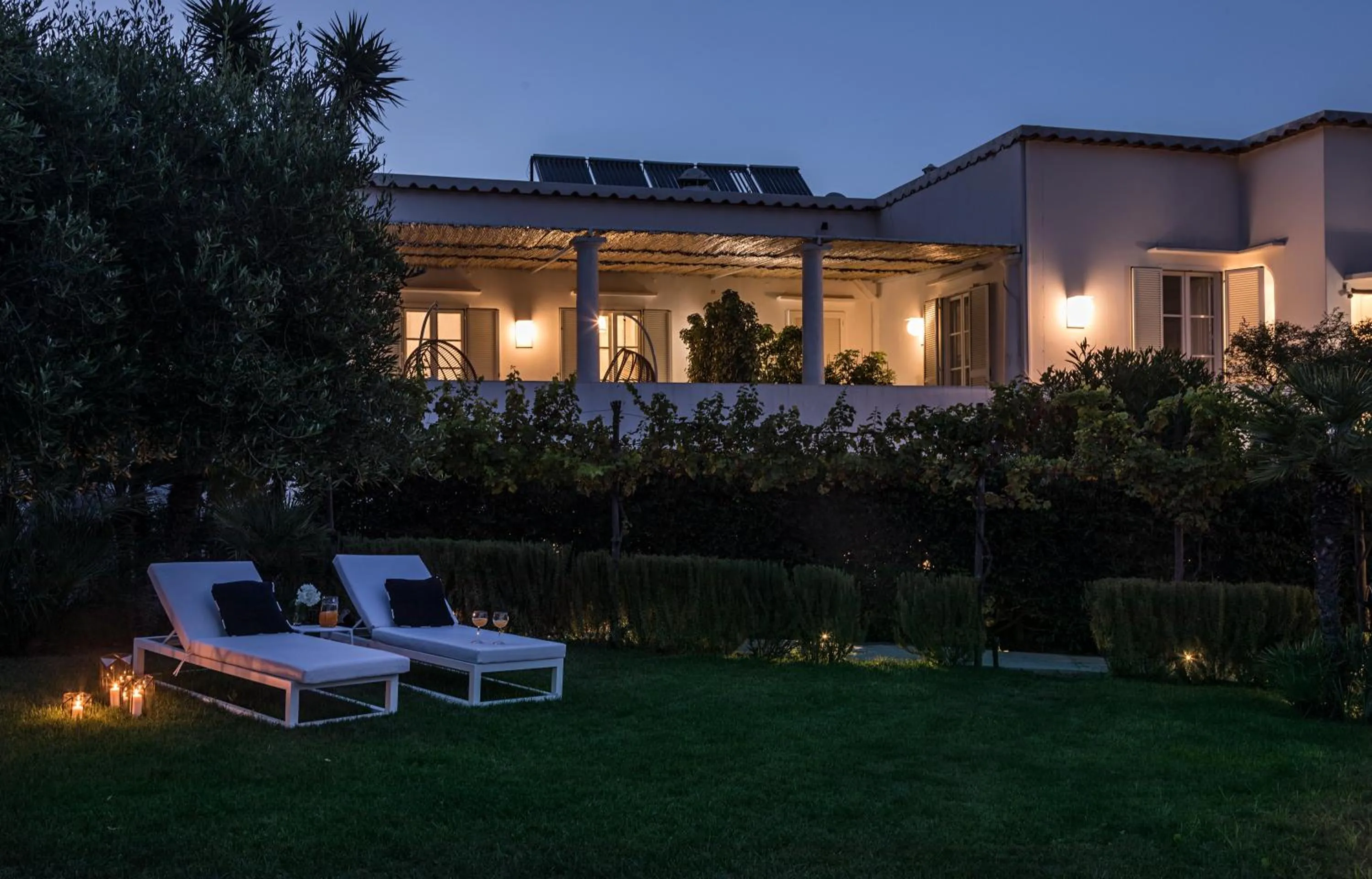 Garden in Villa La Pergola Capri