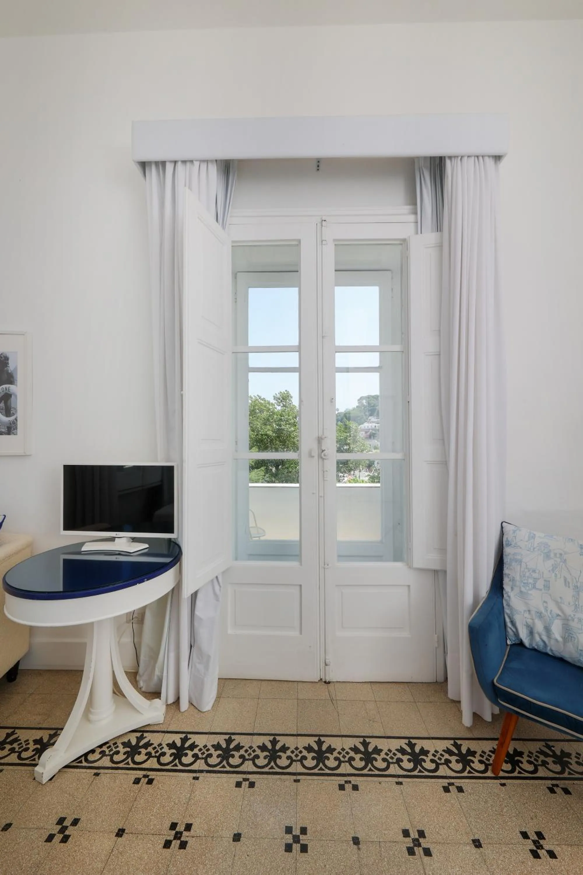 Balcony/Terrace in Villa La Pergola Capri
