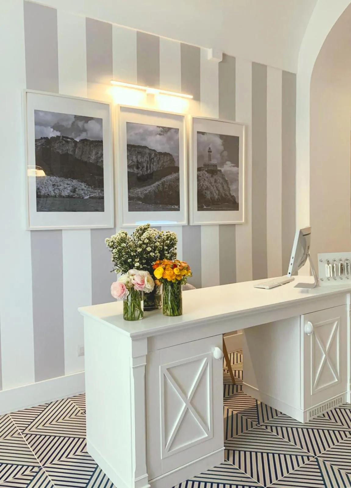 Lobby or reception in Villa La Pergola Capri