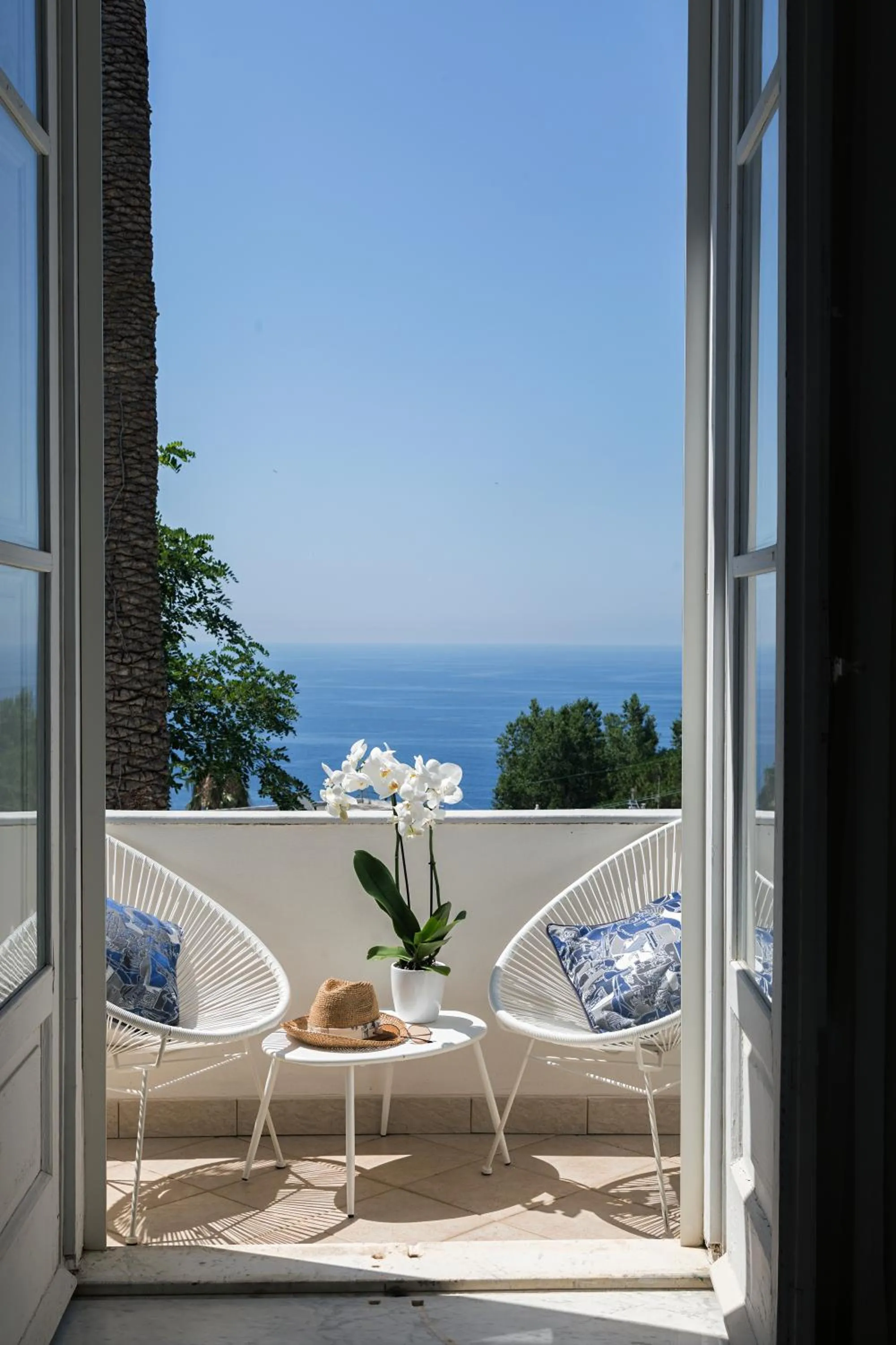 Balcony/Terrace in Villa La Pergola Capri