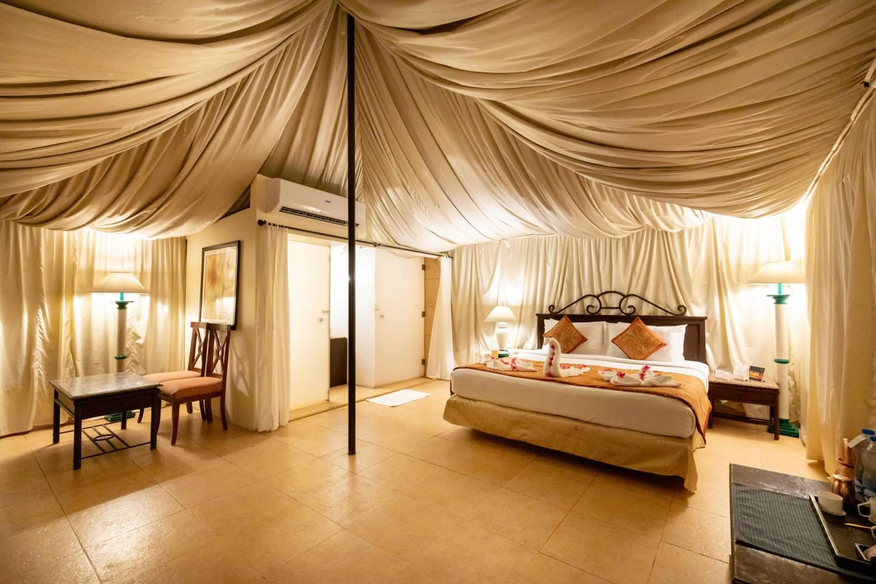 Photo of the whole room, Bed in Fort JadhavGADH -A GADH Heritage Hotel