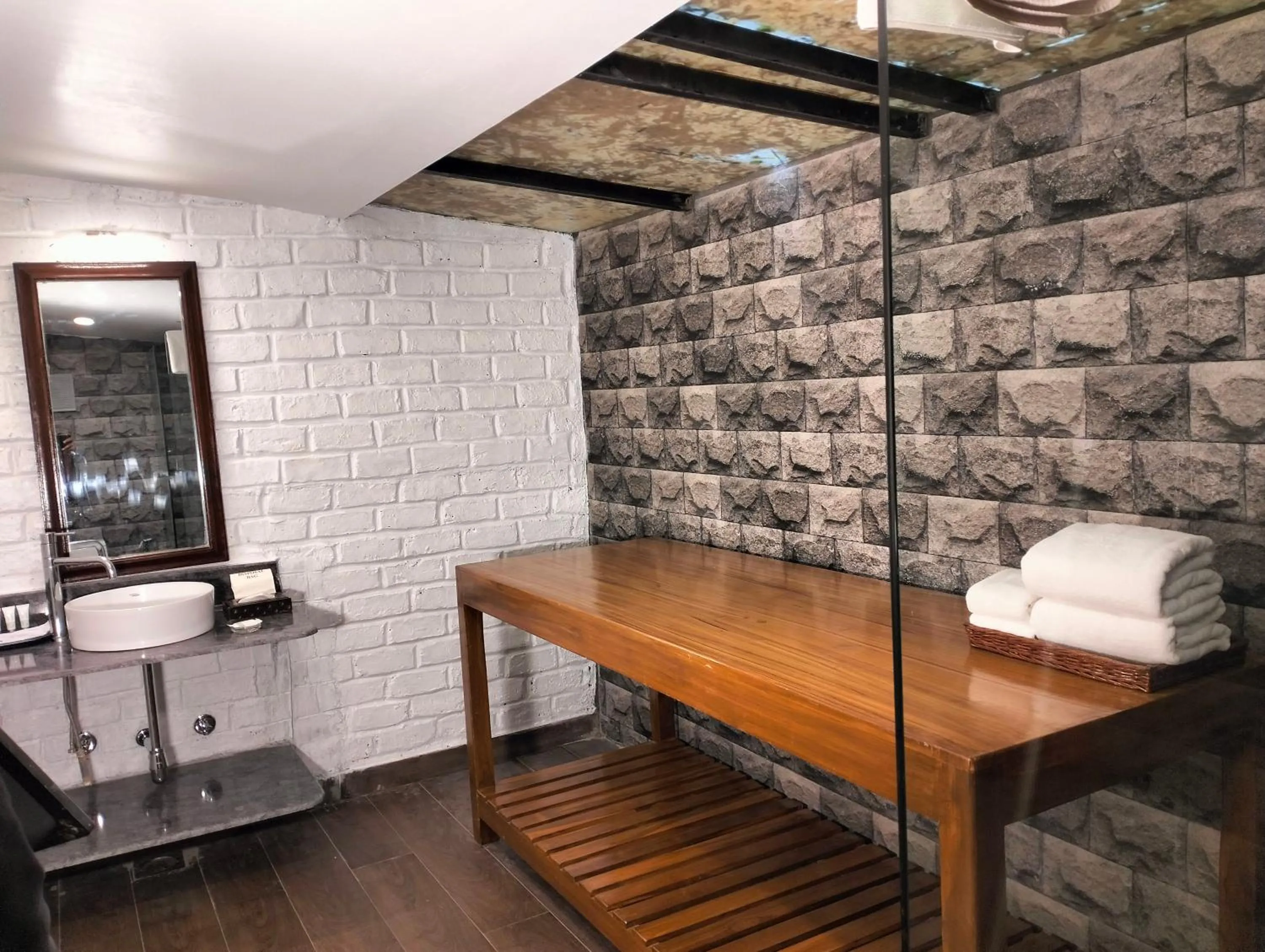 Bathroom in Fort JadhavGADH -A GADH Heritage Hotel