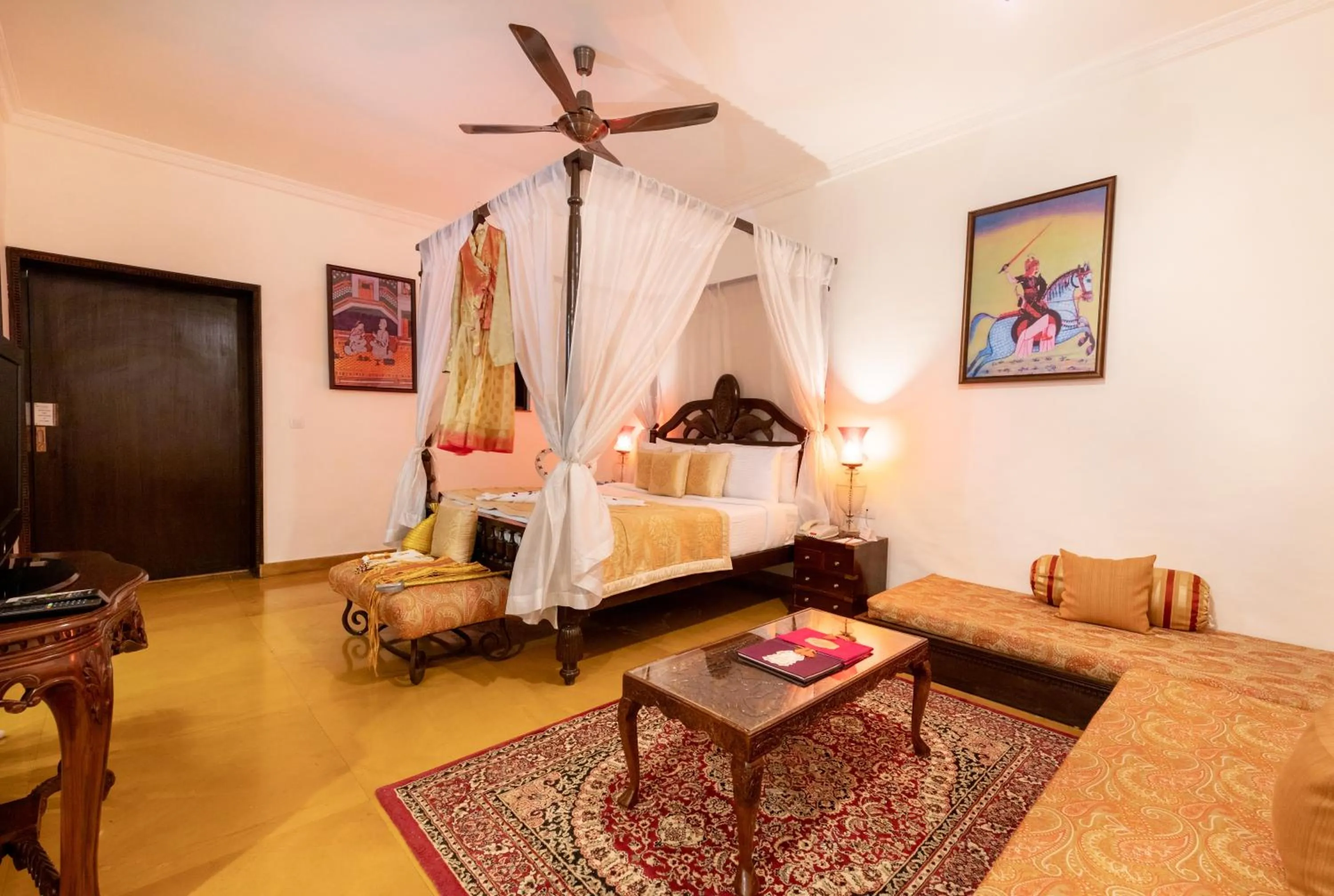 Bed in Fort JadhavGADH -A GADH Heritage Hotel