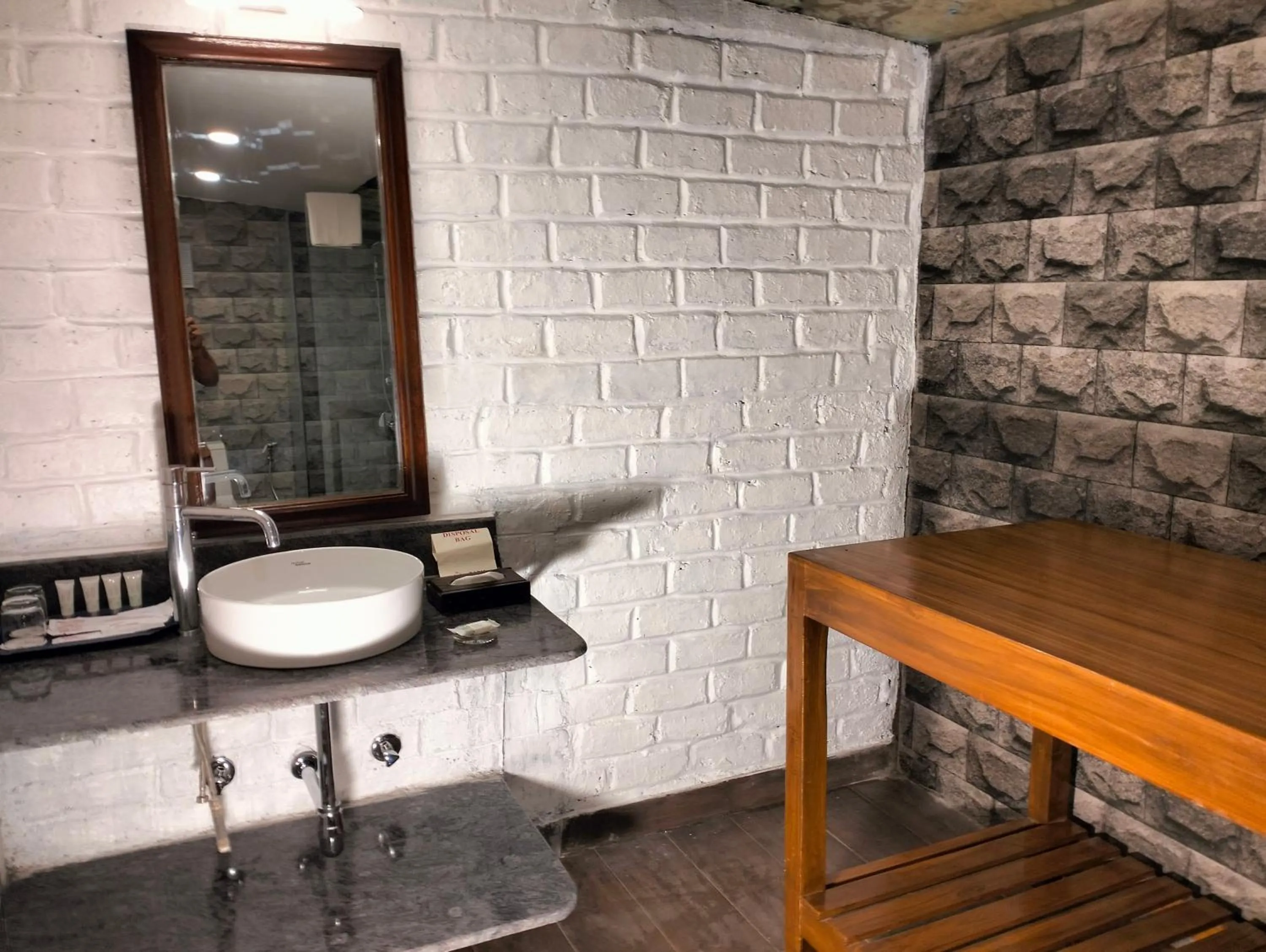 Bathroom in Fort JadhavGADH -A GADH Heritage Hotel