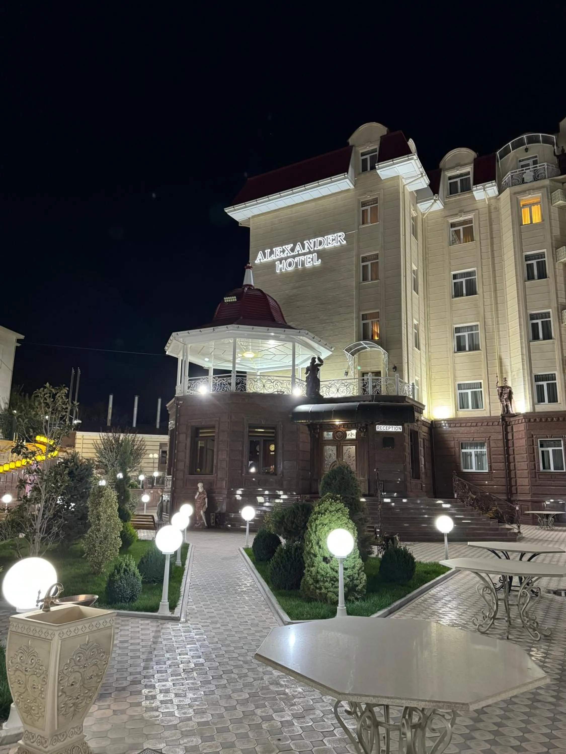 Property building in Alexander Hotel