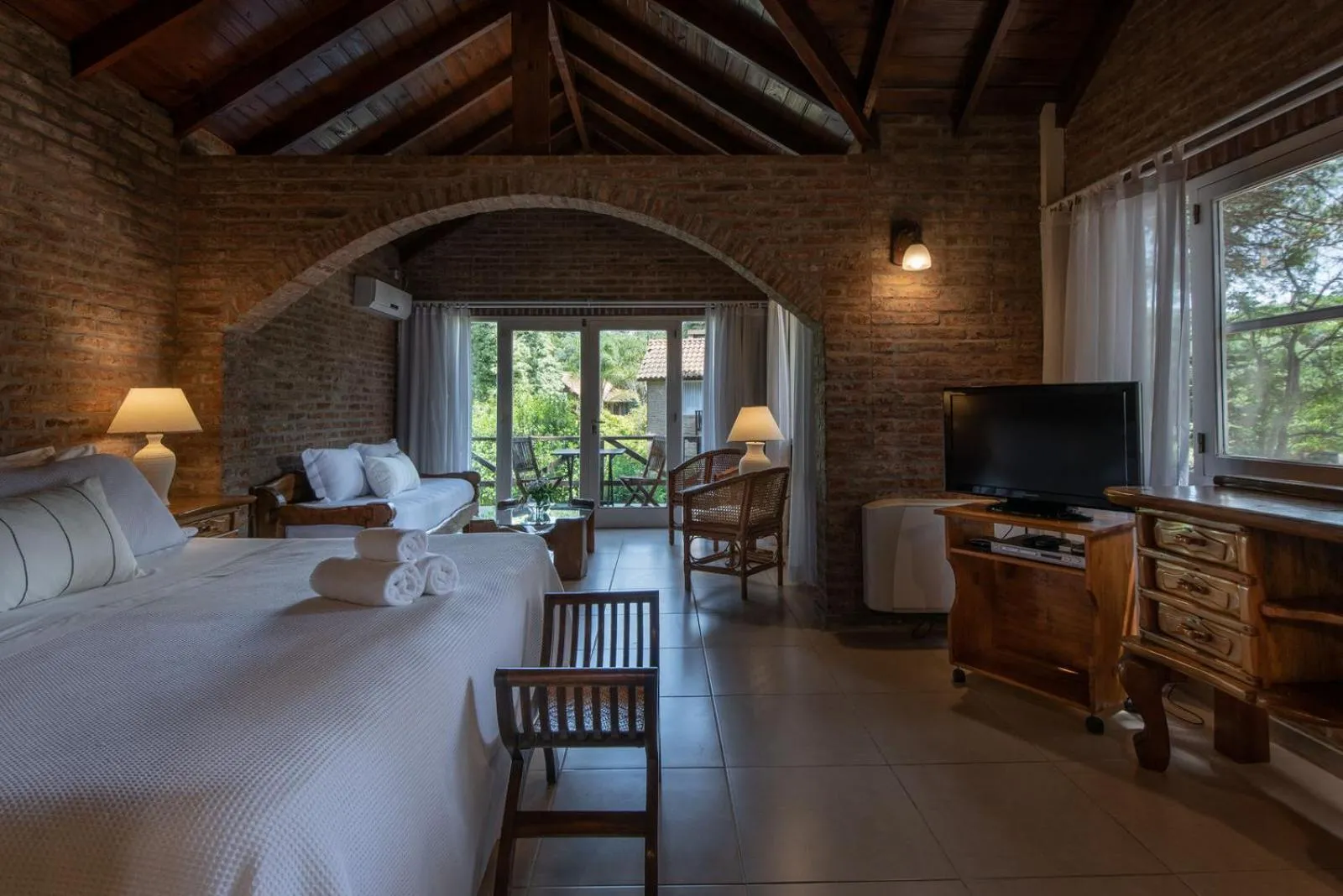Bed in Carilo Village Apart Hotel & Spa