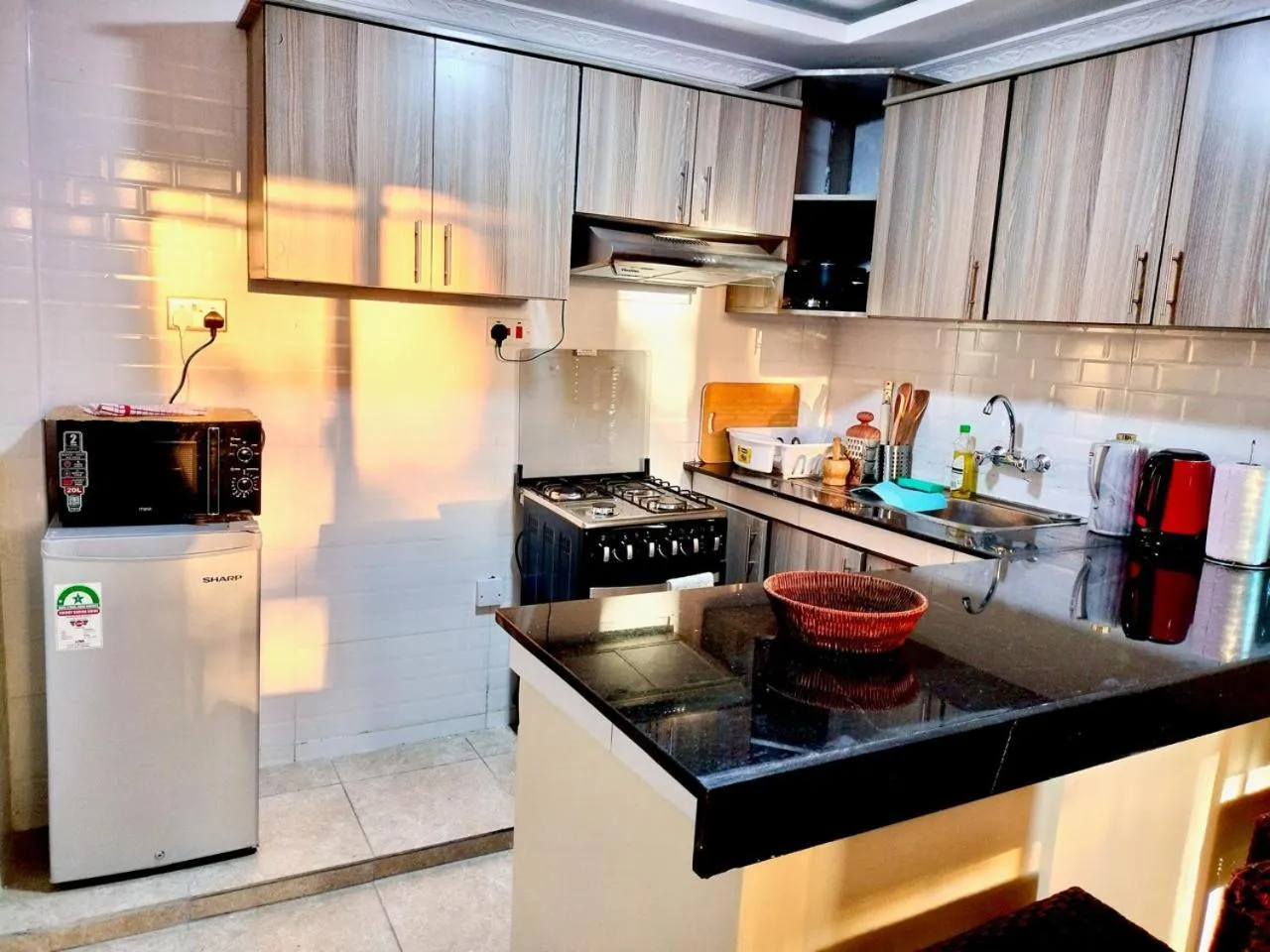 Kitchen or kitchenette in Park Place Hotel