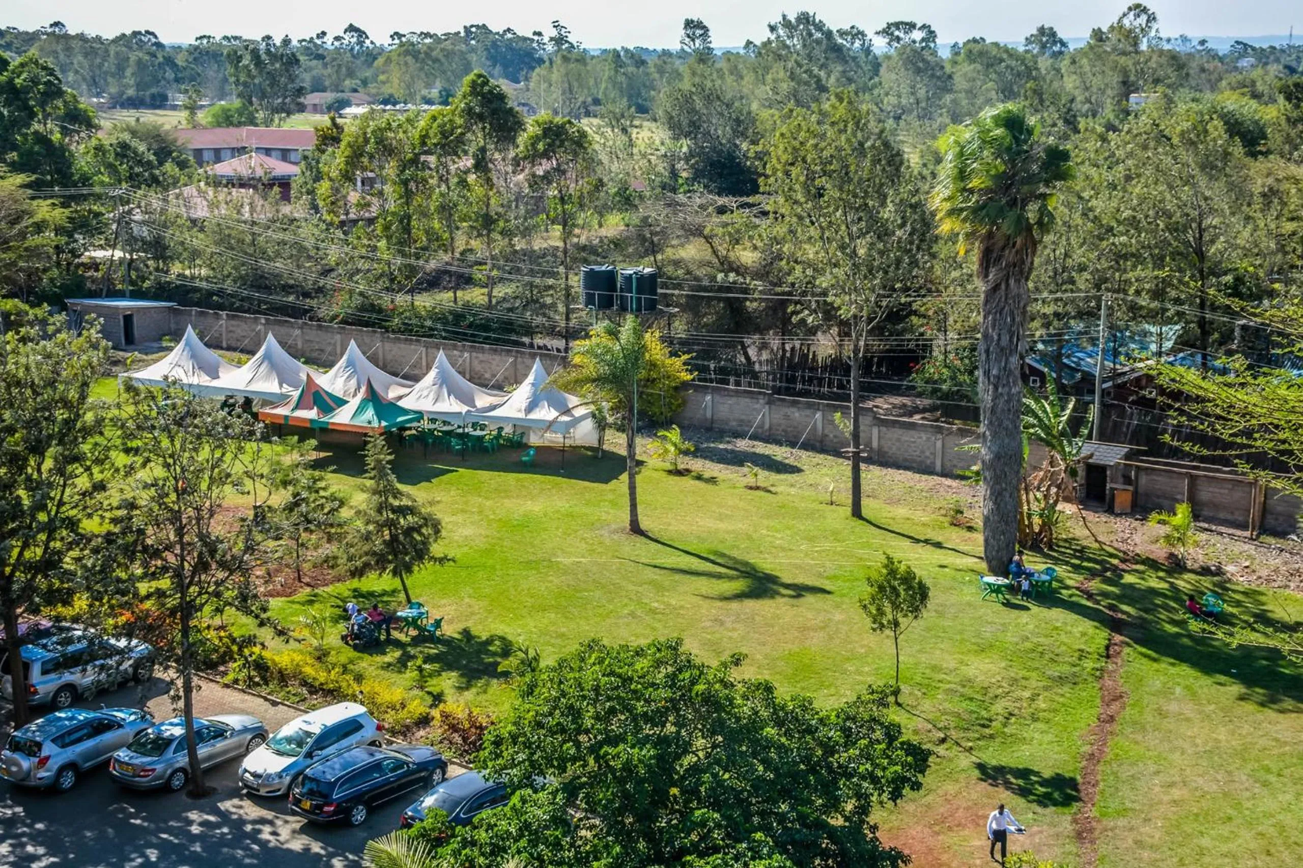 Garden in Park Place Hotel