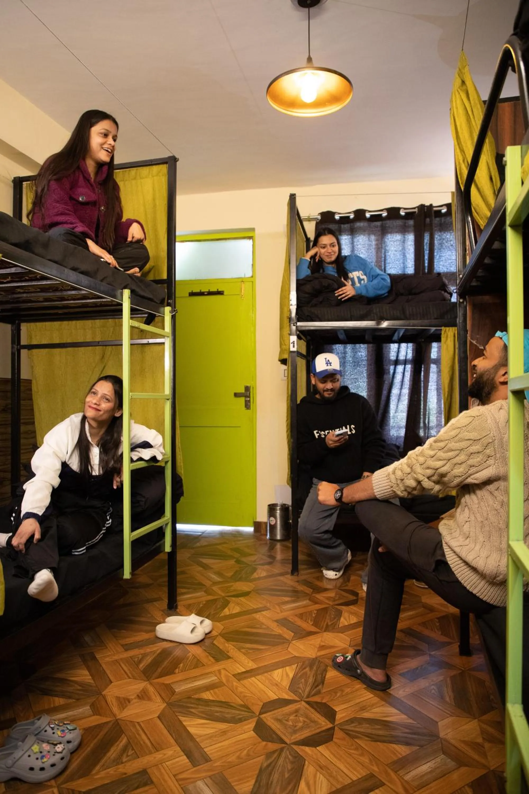 bunk bed in Trippy Turtle Hostel