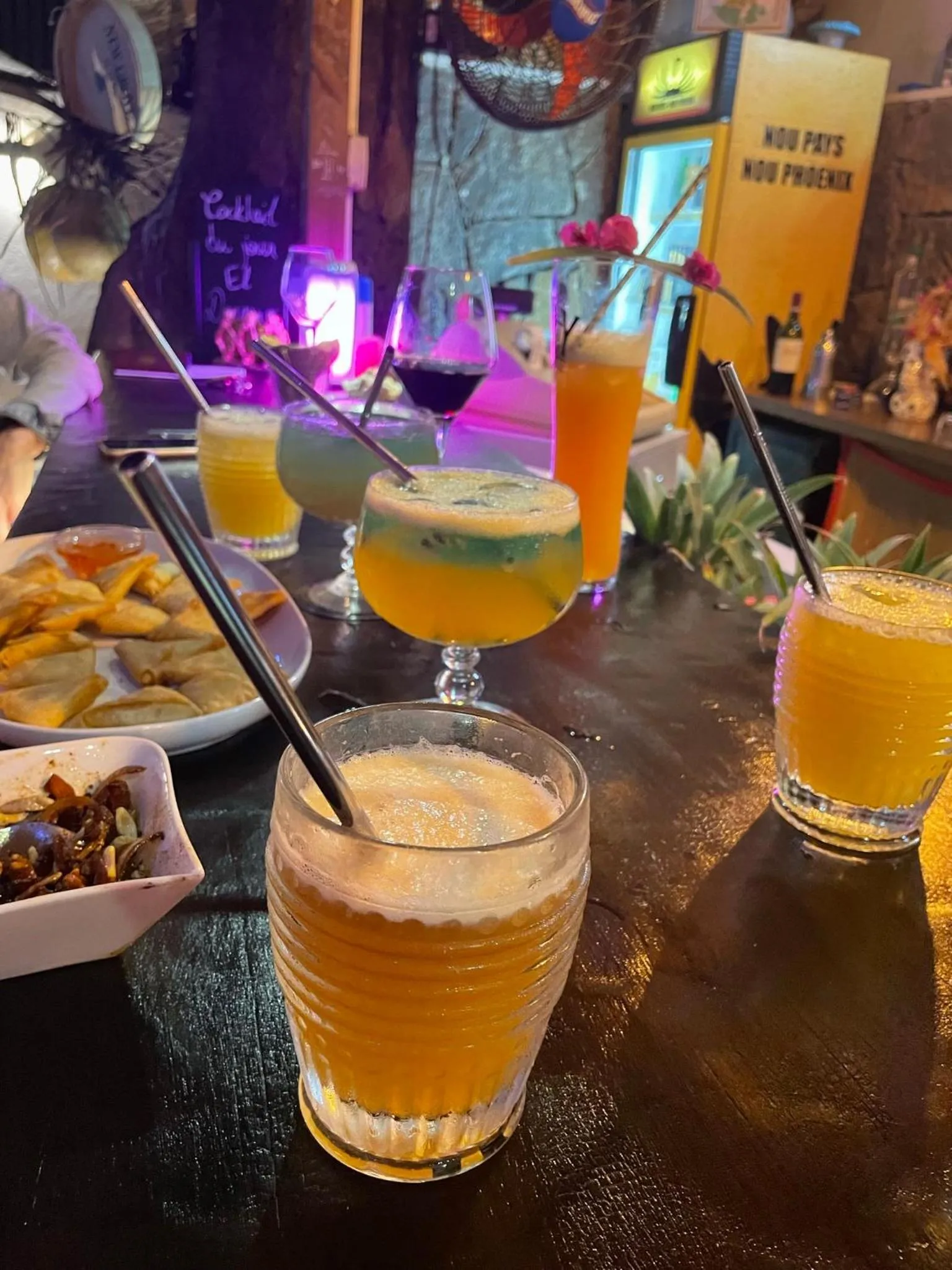 Drinks in Cosy Guest House Sous le Badamier