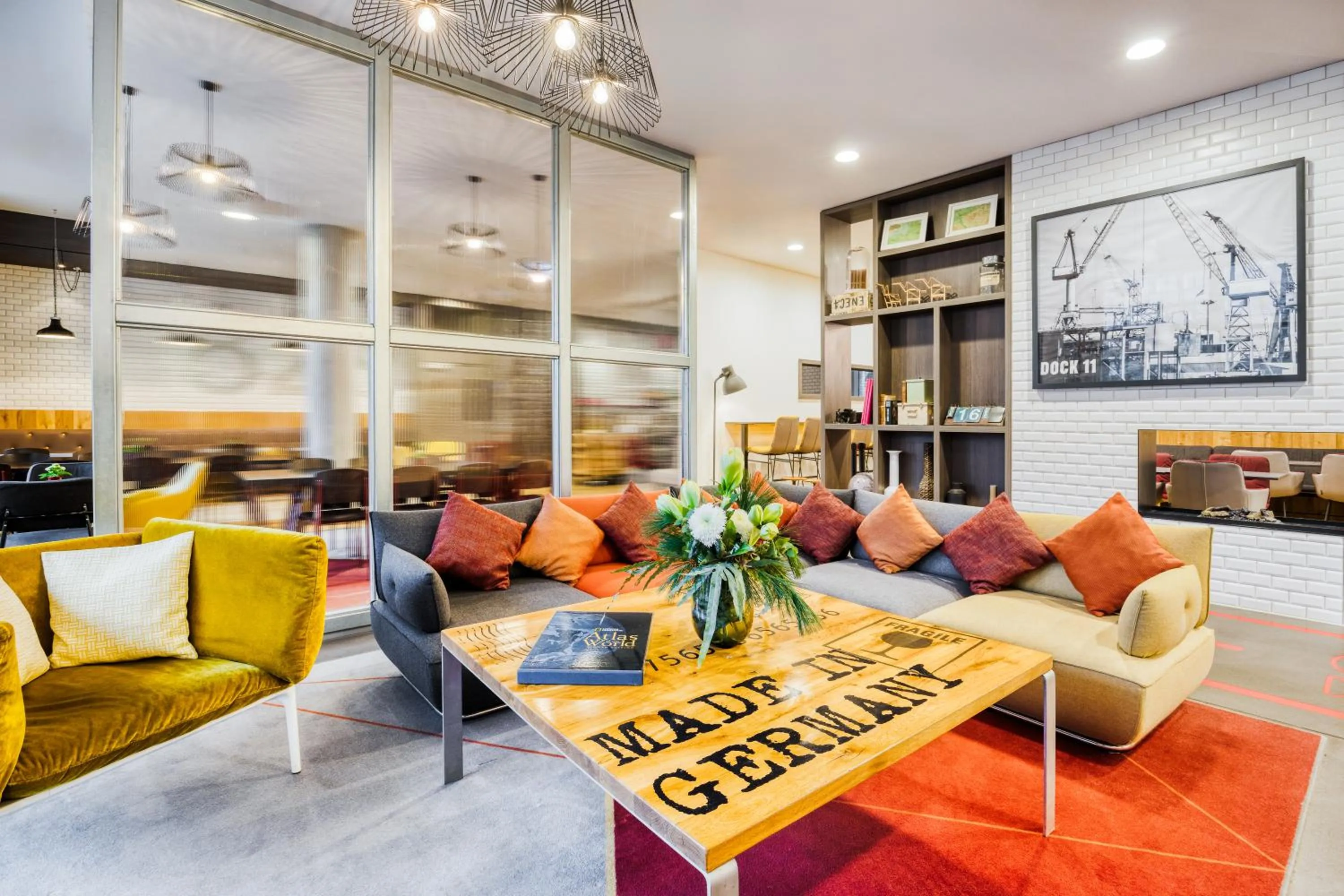 Lobby or reception in Citadines Michel Hamburg